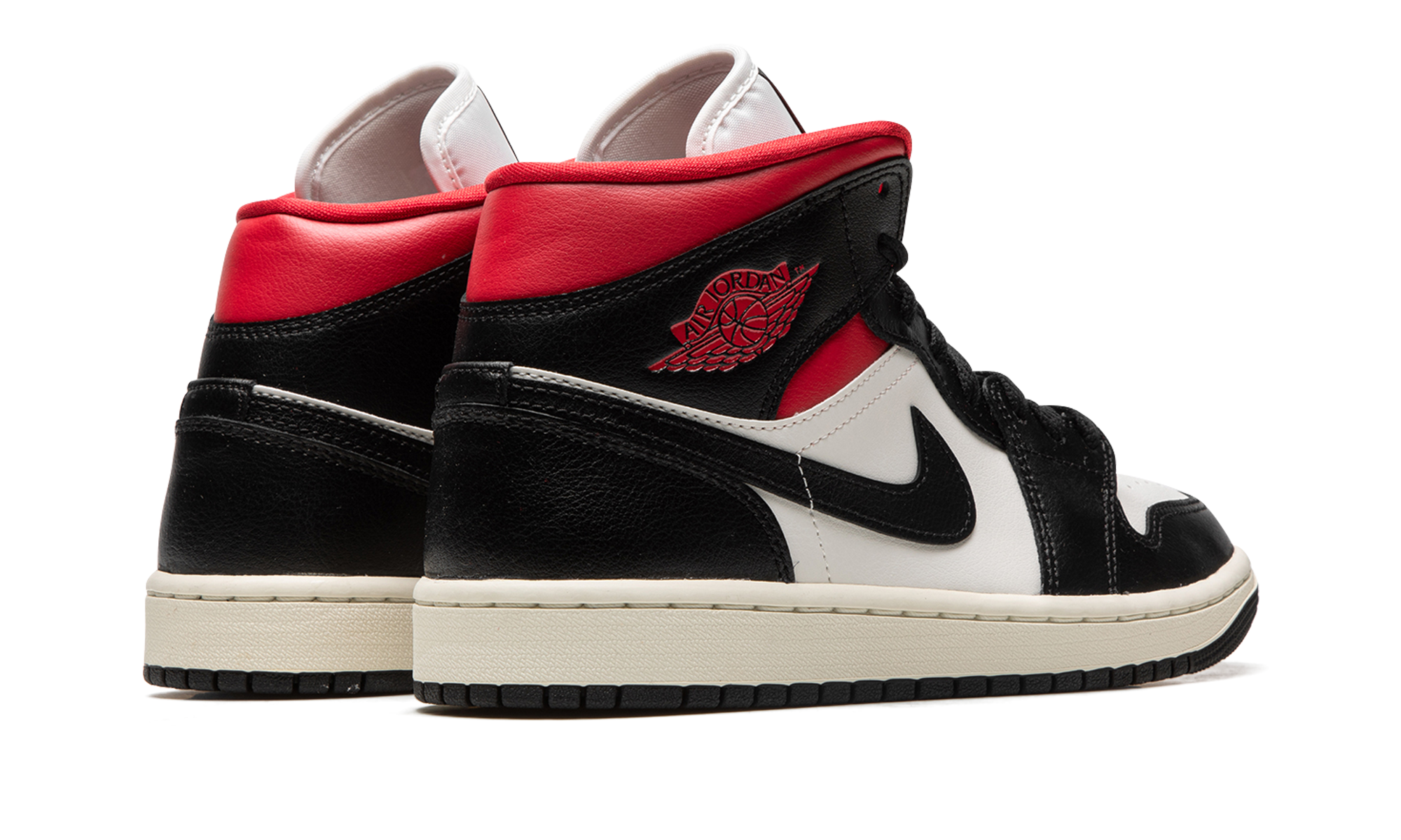 Air Jordan 1 Mid Women "Black / Gym Red / Sail"