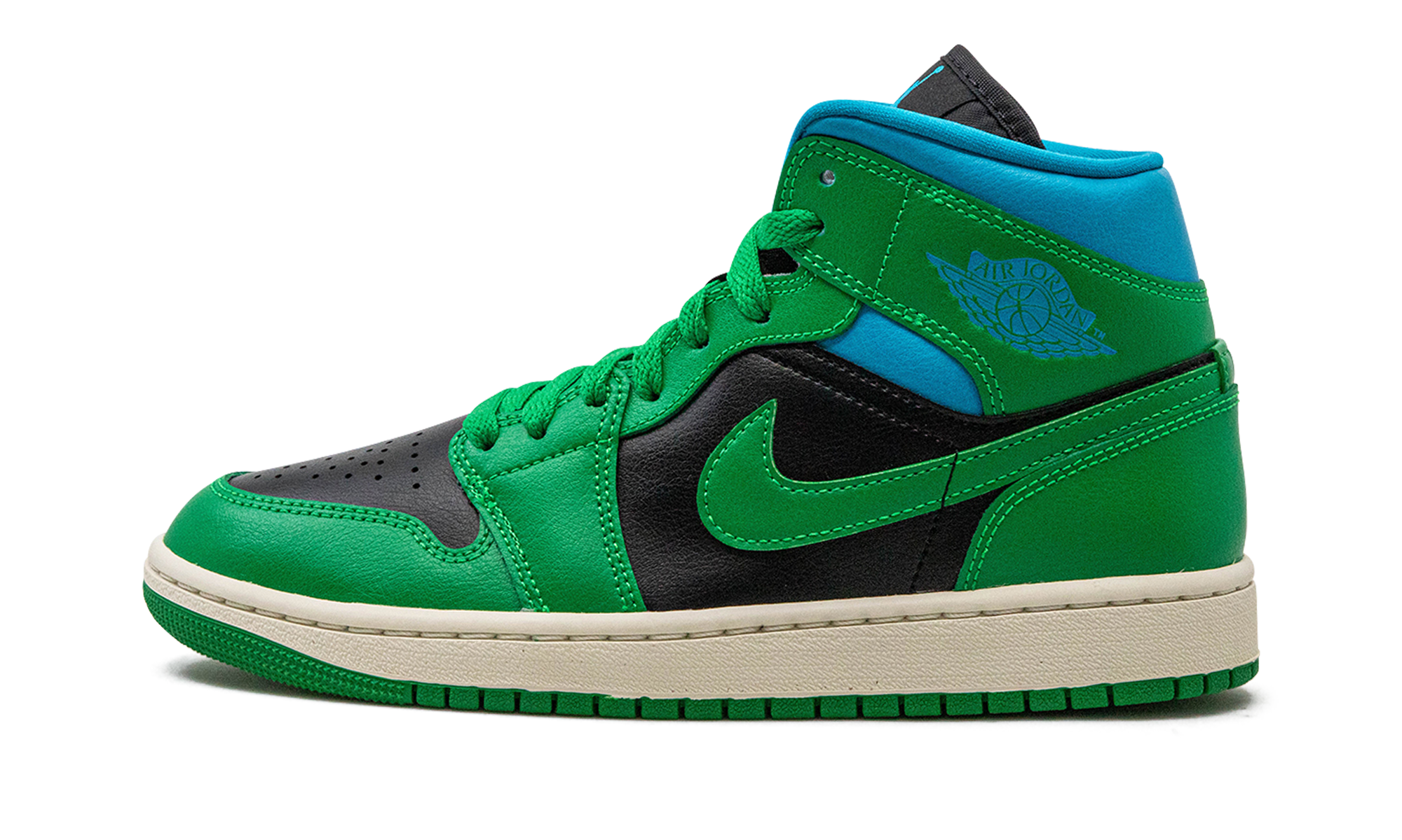 Air Jordan 1 Mid Women "Lucky Green Aquatone"