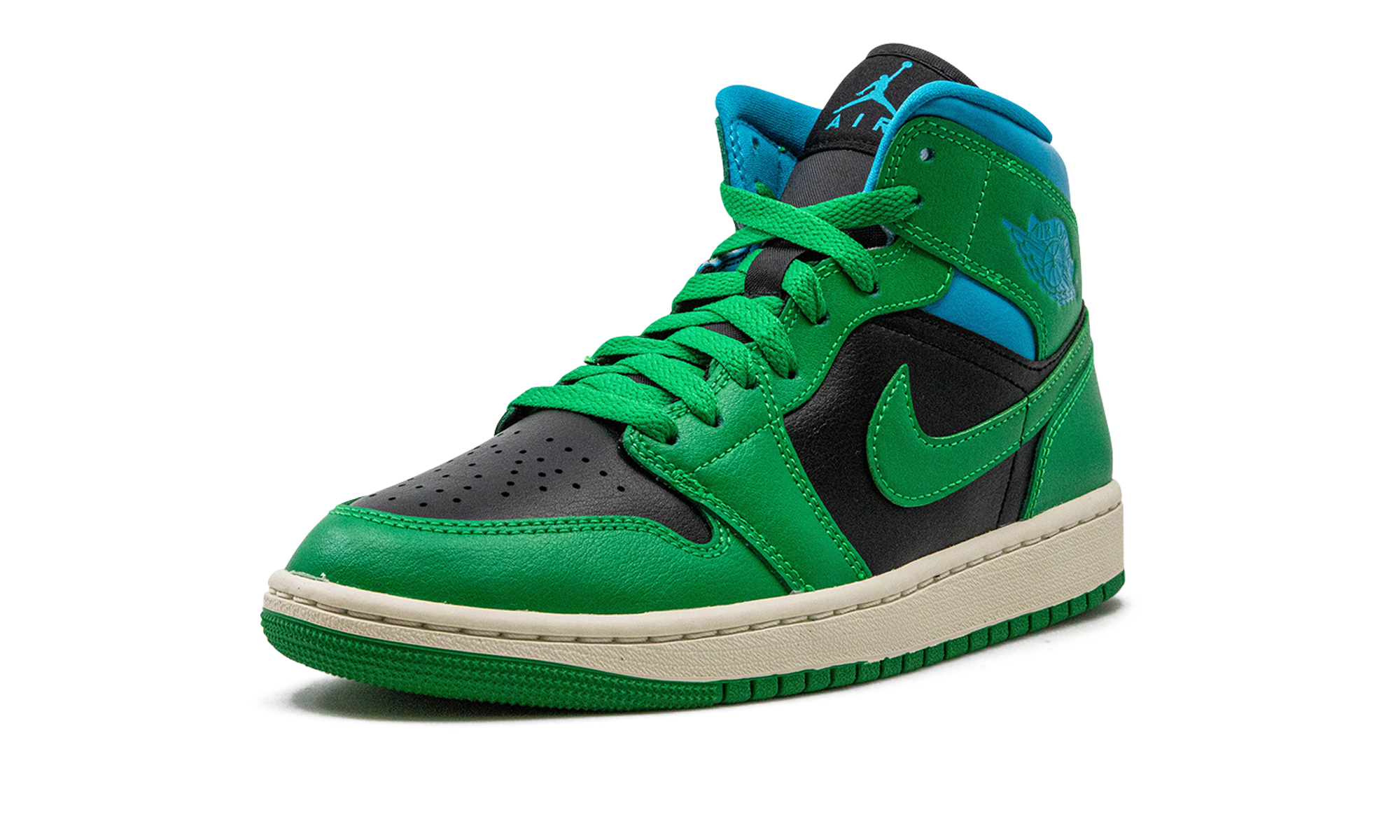 Air Jordan 1 Mid Women "Lucky Green Aquatone"