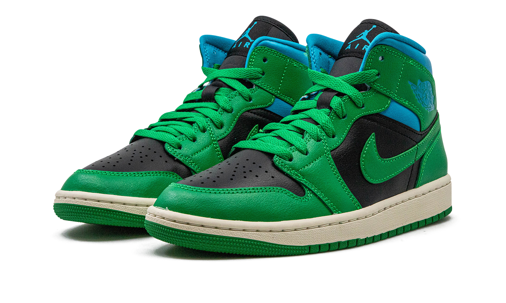 Air Jordan 1 Mid Women "Lucky Green Aquatone"