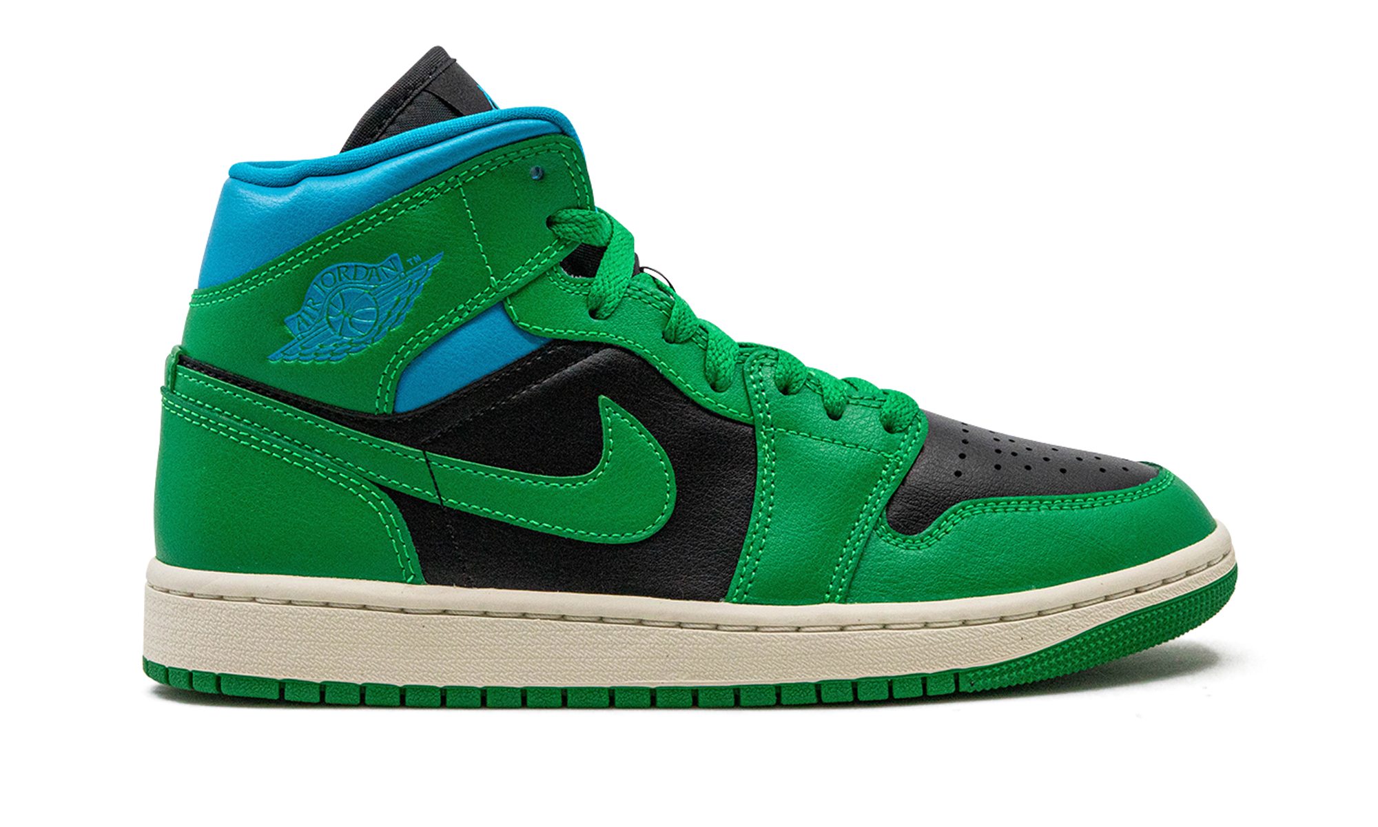 Air Jordan 1 Mid Women "Lucky Green Aquatone"