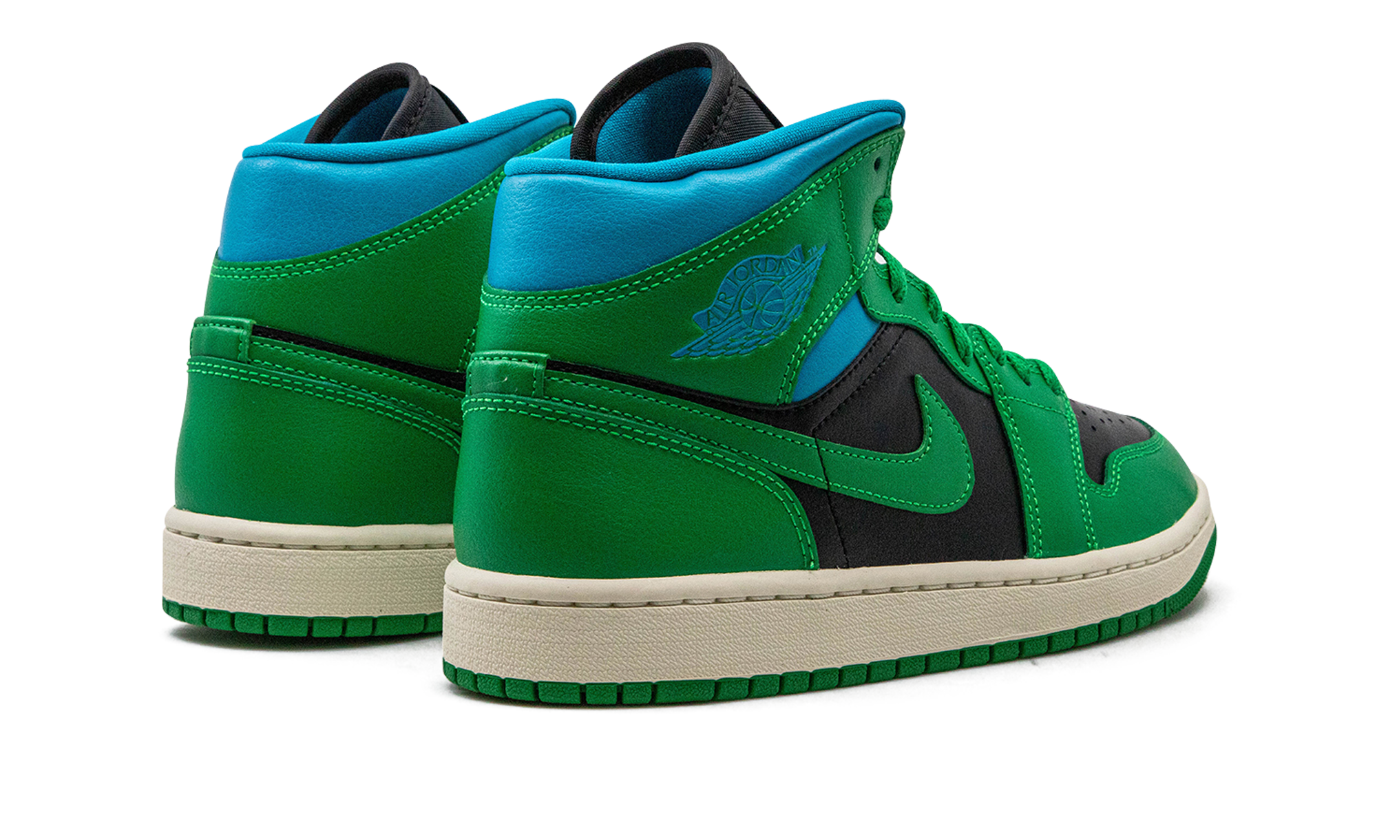 Air Jordan 1 Mid Women "Lucky Green Aquatone"