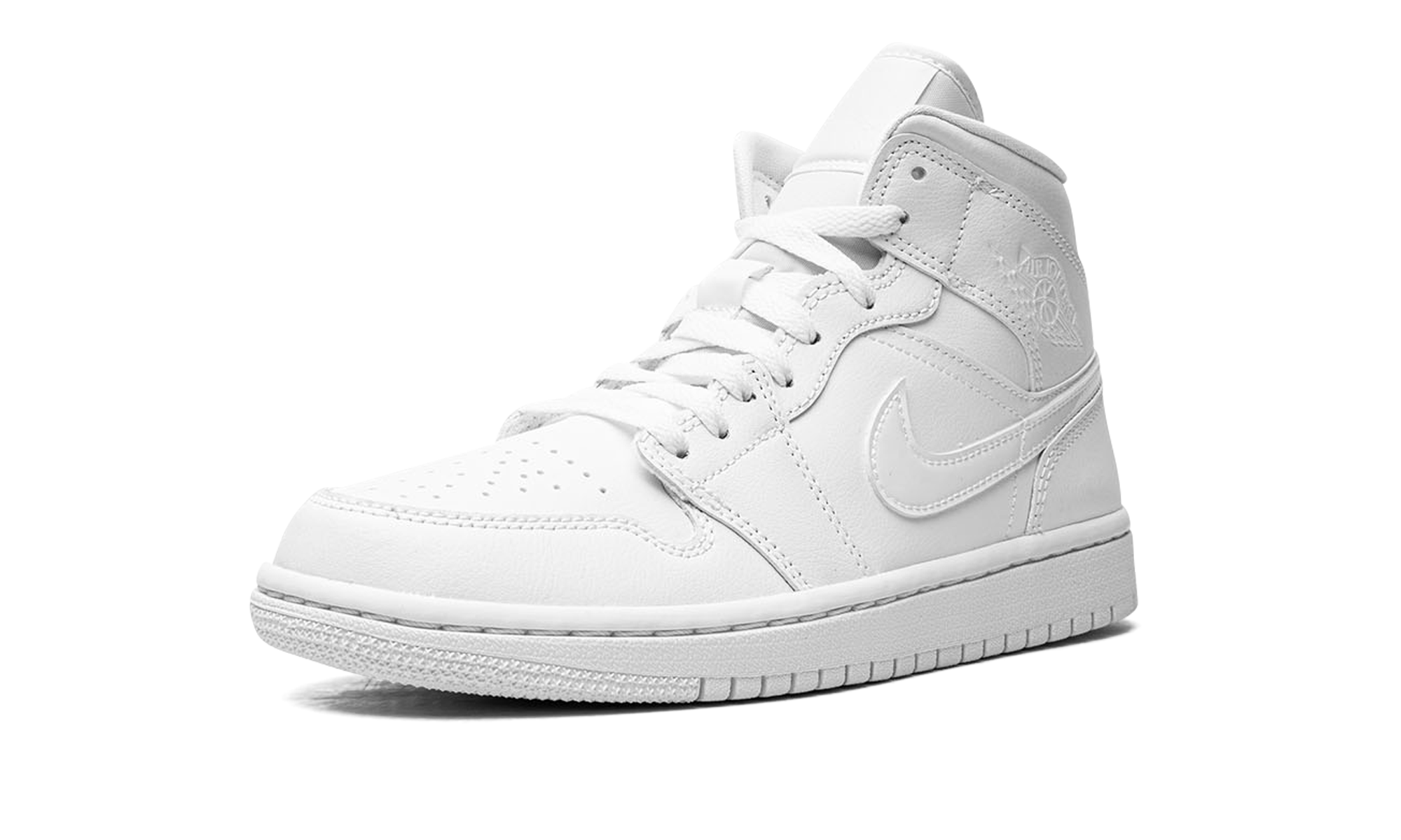 Air Jordan 1 Mid Women "Triple White 2022"