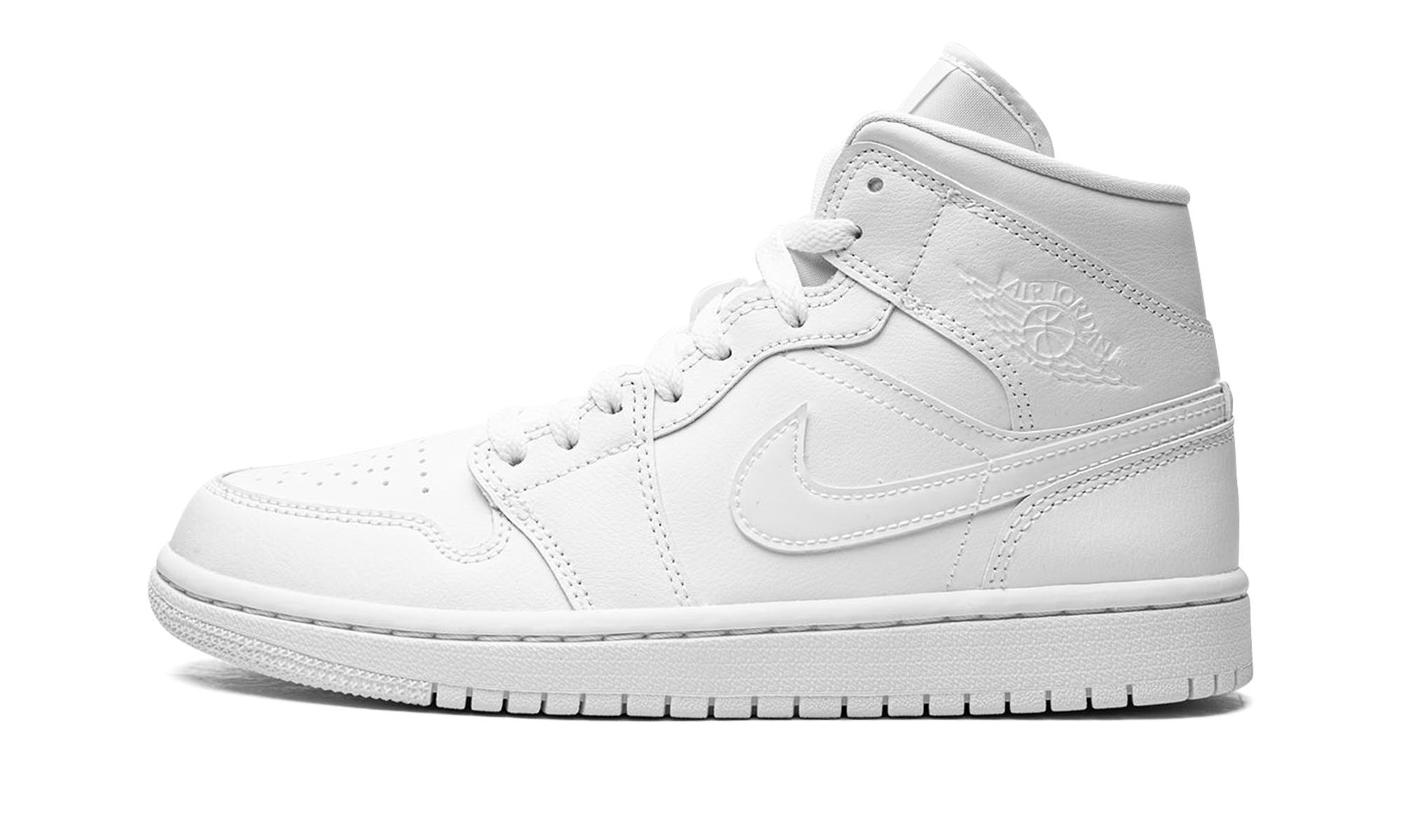 Air Jordan 1 Mid Women "Triple White 2022"