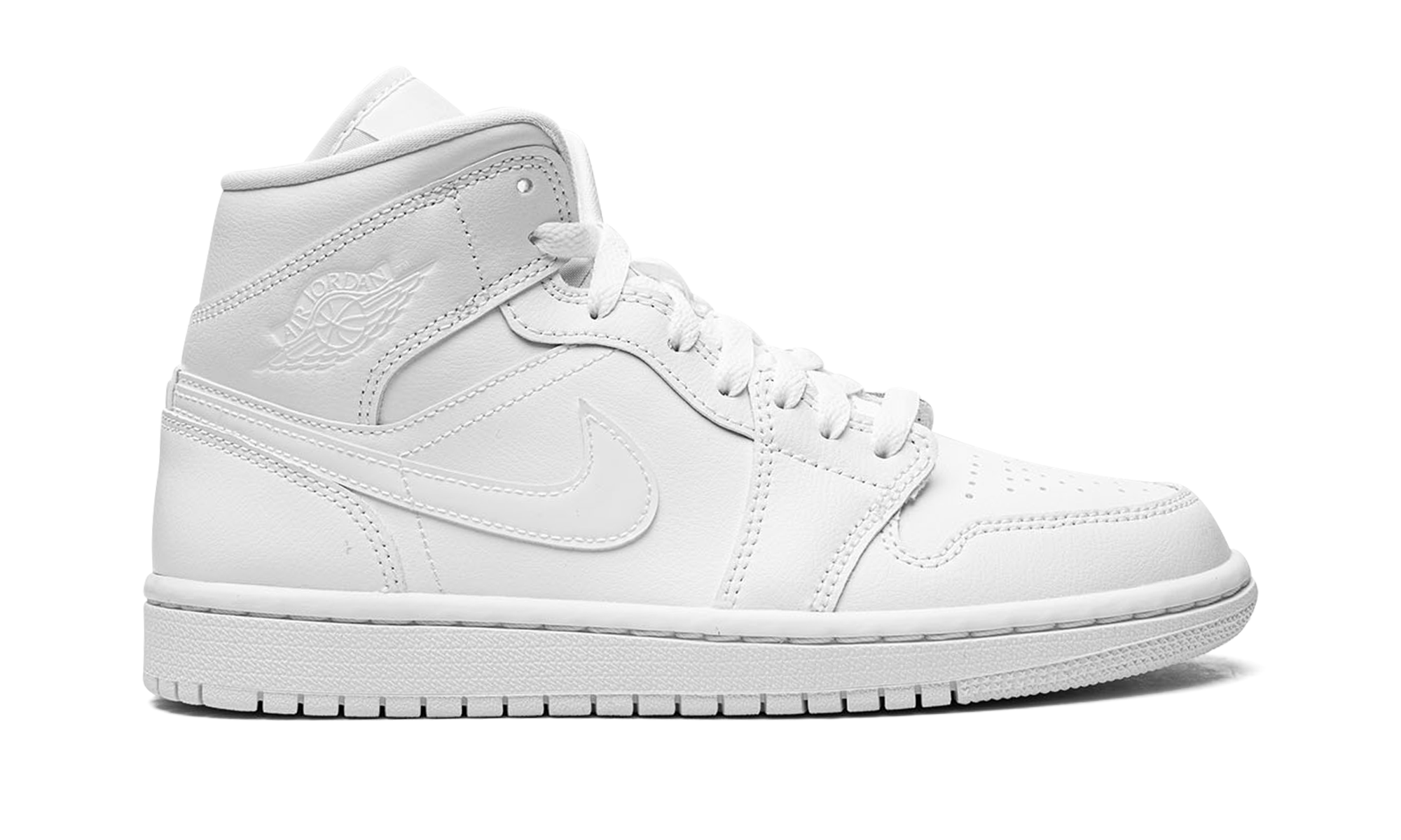 Air Jordan 1 Mid Women "Triple White 2022"