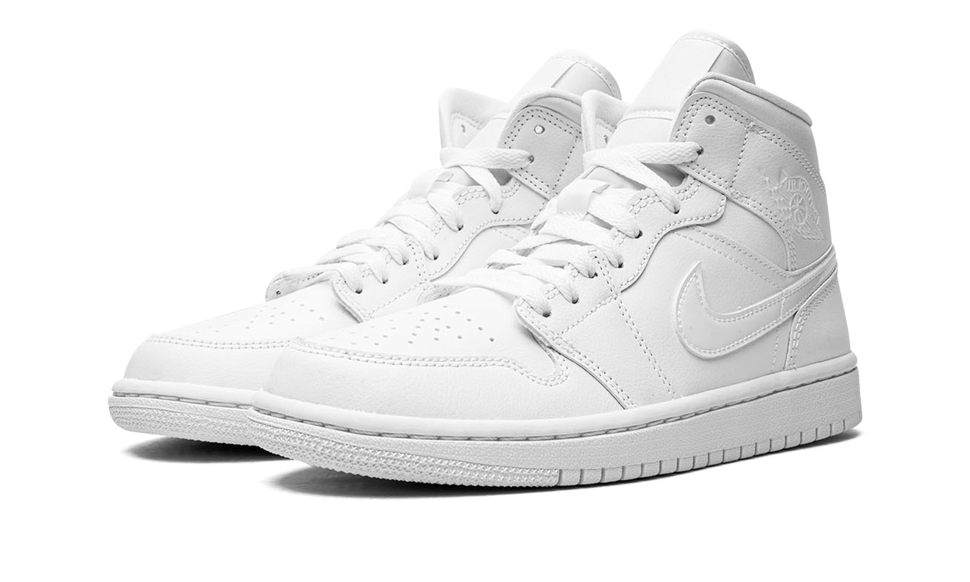 Air Jordan 1 Mid Women "Triple White 2022"