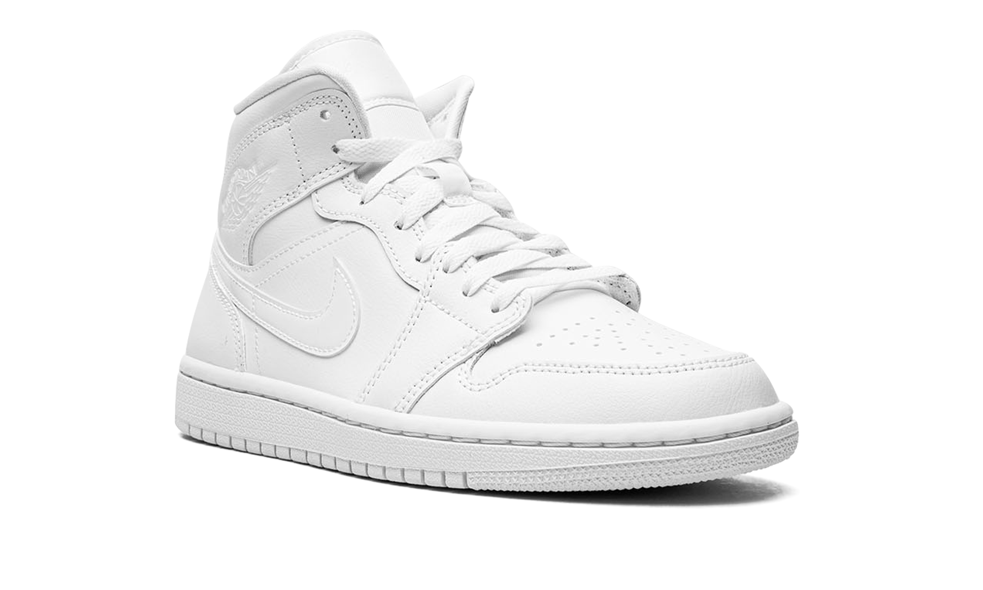 Air Jordan 1 Mid Women "Triple White 2022"