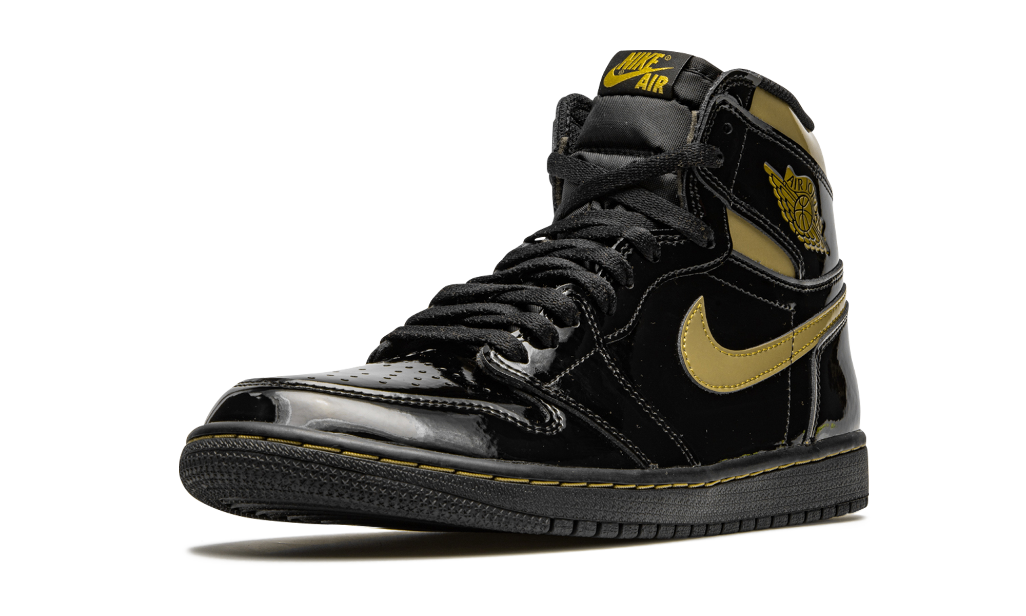 Air Jordan 1 RETRO High OG "Black Metallic Gold"