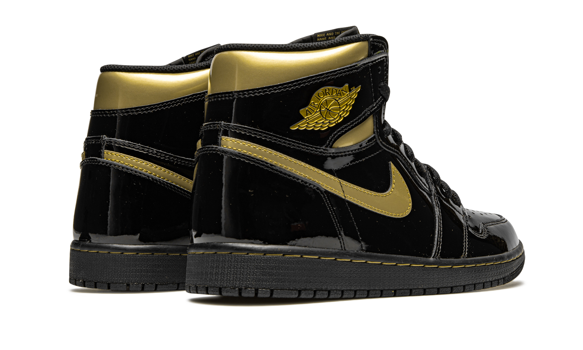 Air Jordan 1 RETRO High OG "Black Metallic Gold"