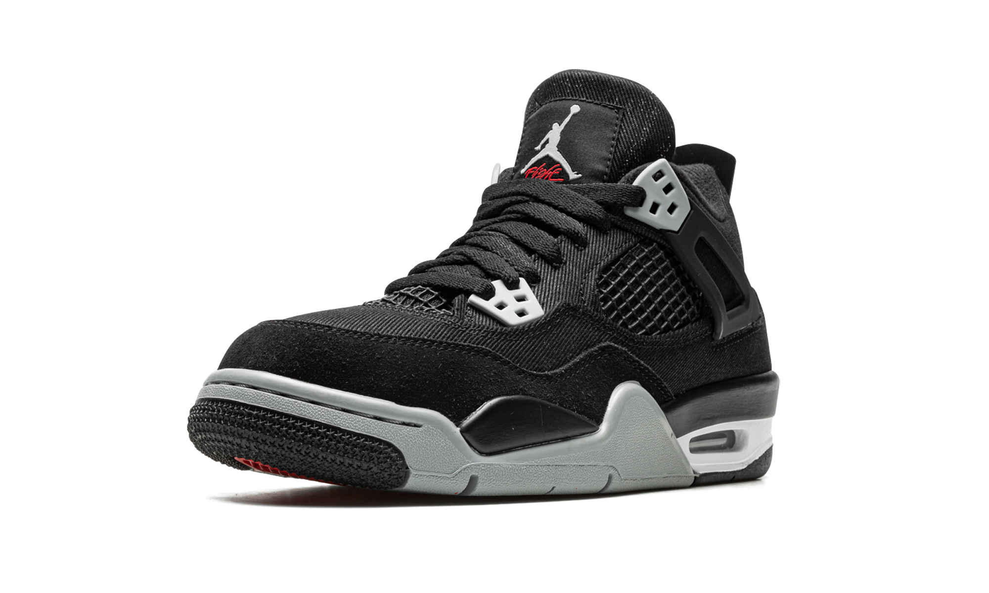 Air Jordan 4 GS "Black Canvas"