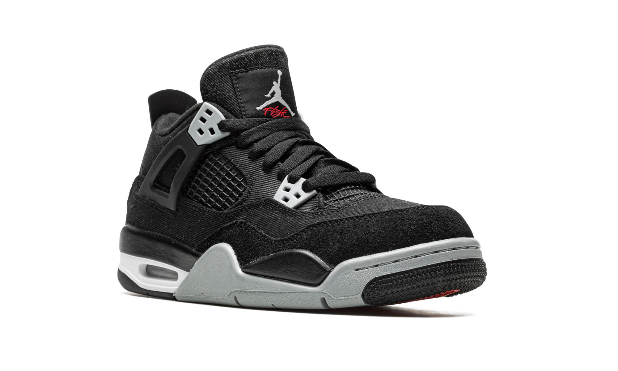 Air Jordan 4 GS "Black Canvas"