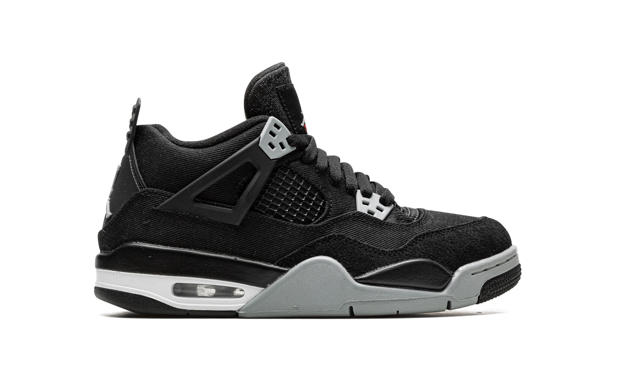 Air Jordan 4 GS "Black Canvas"