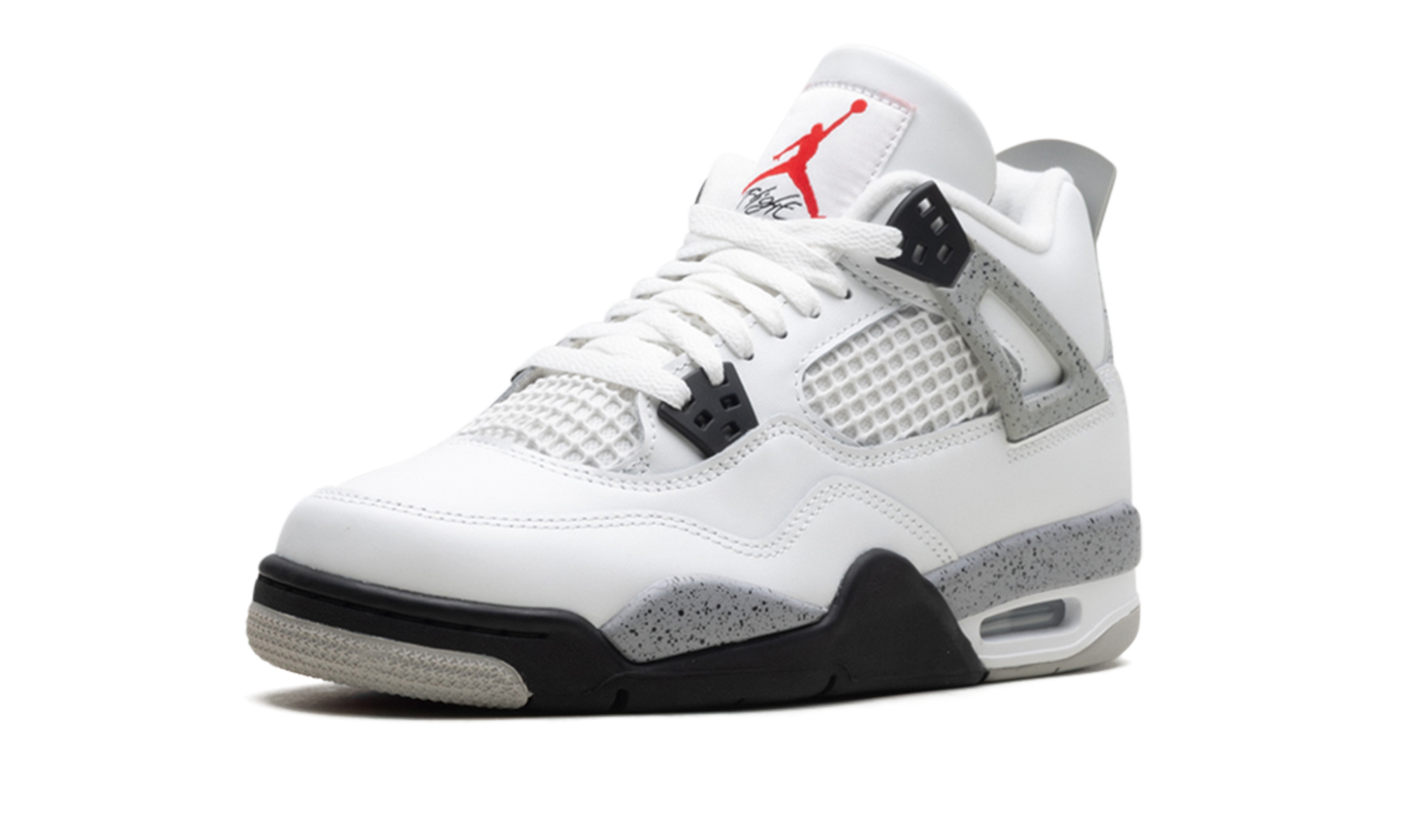Air Jordan 4 RETRO GS "White Cement"