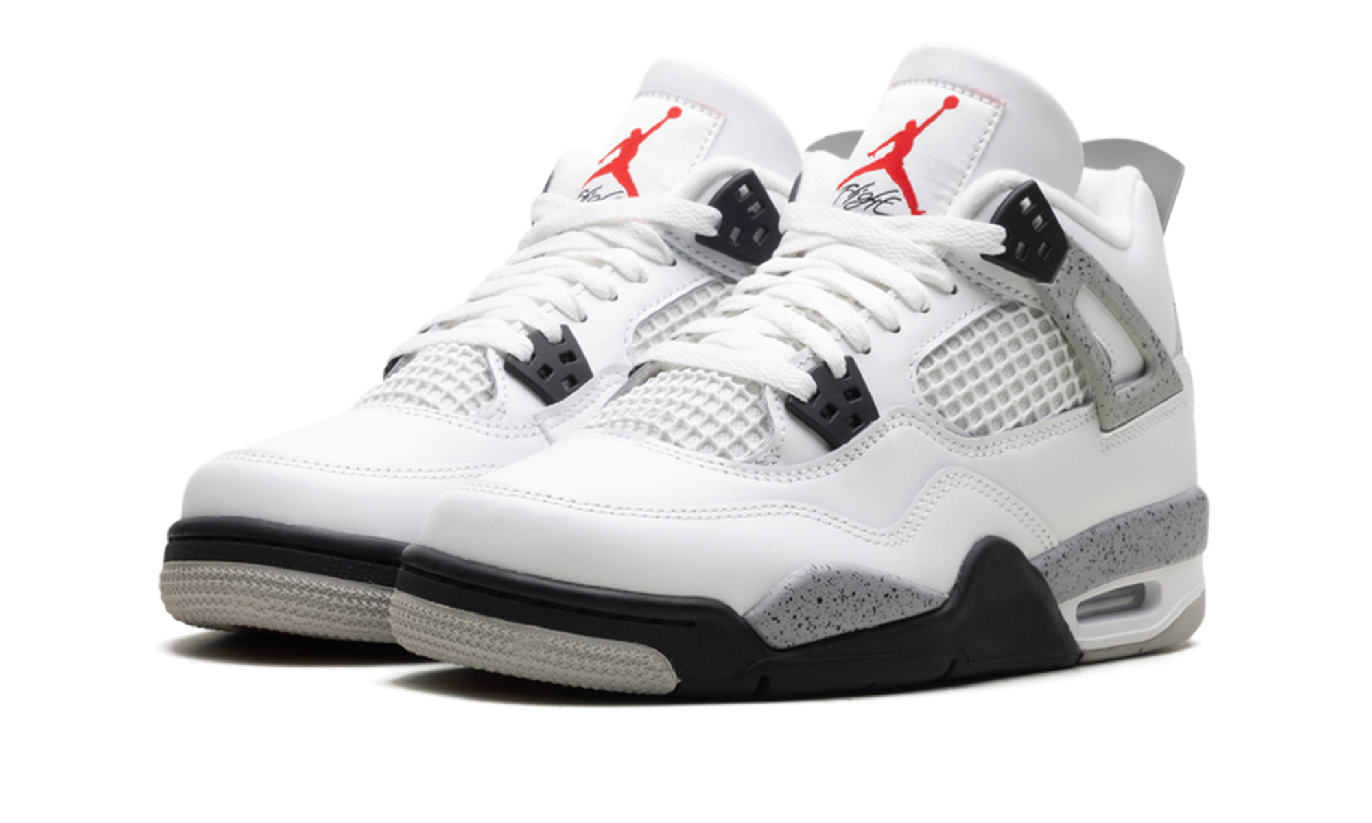 Air Jordan 4 RETRO GS "White Cement"