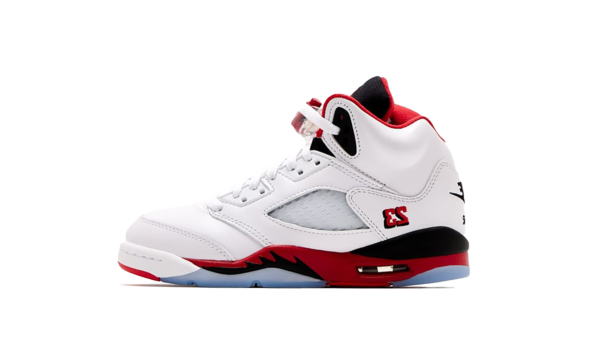 Air Jordan 5 GS "Fire Red - Black Tongue (2025)"