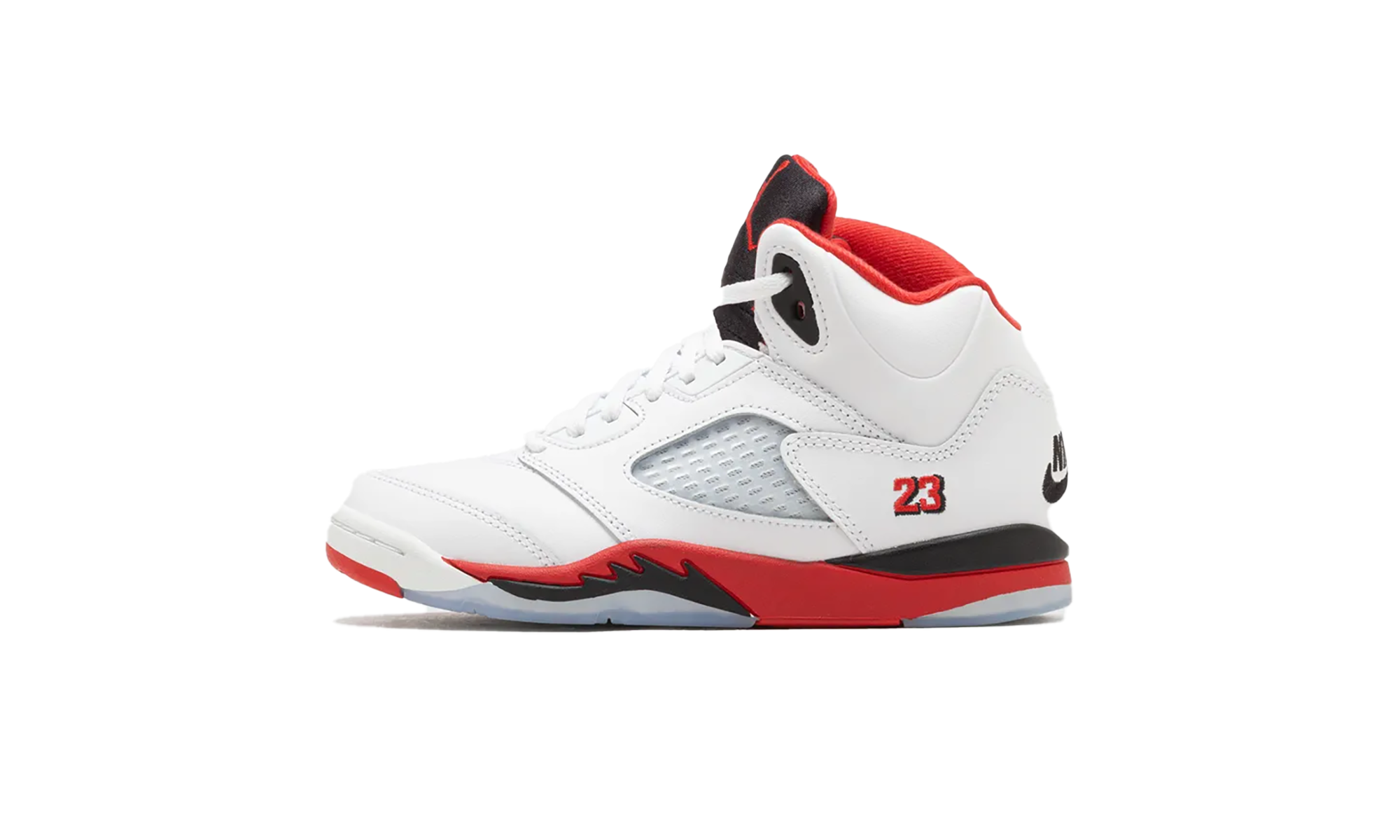 Air Jordan 5 Ps "Fire Red - Black Tongue (2025)"