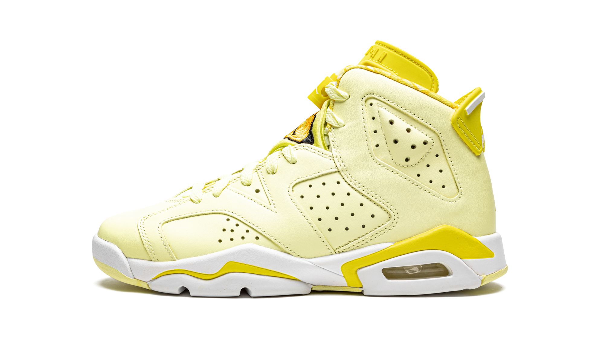Air Jordan 6 GS "Citron Tint / Floral"