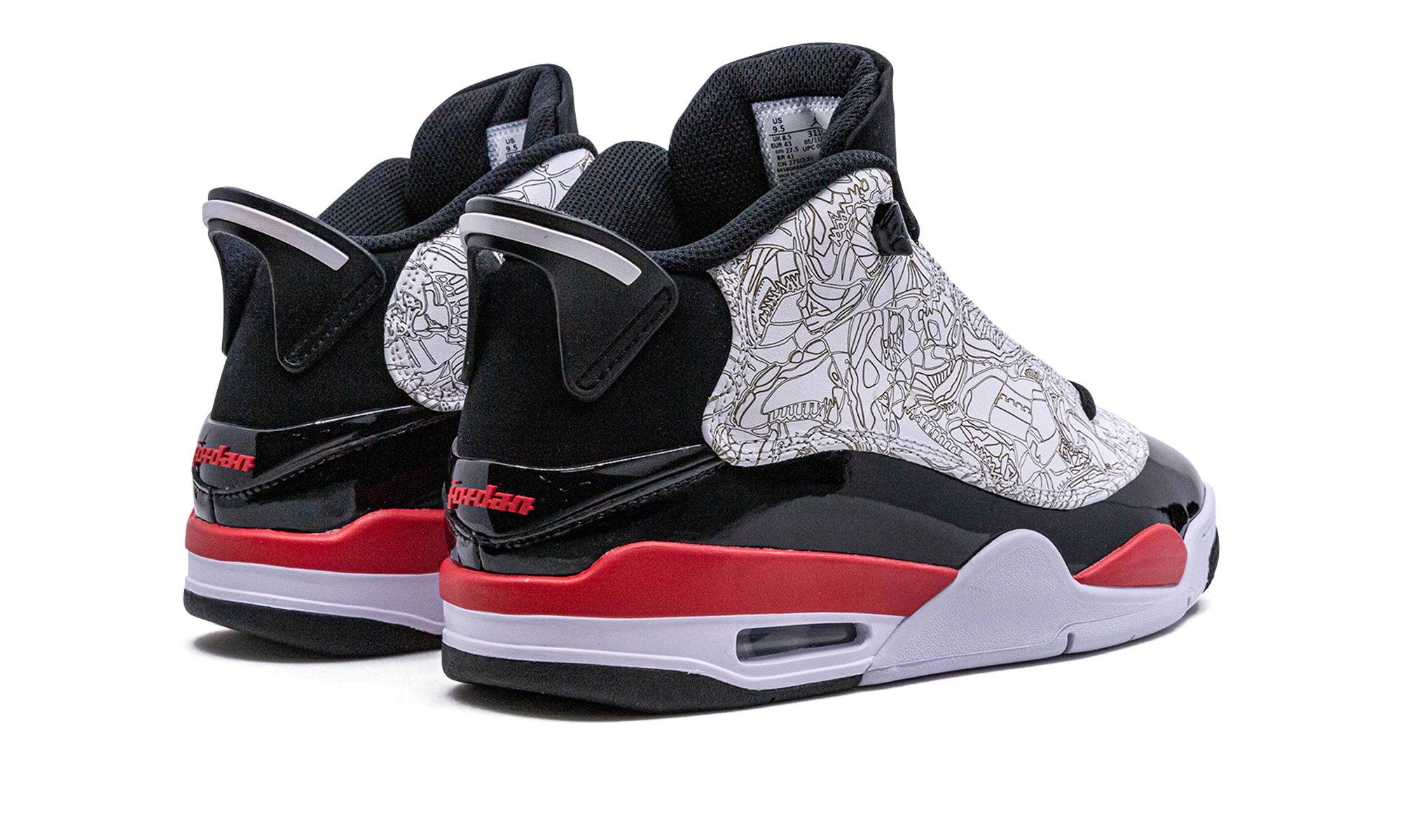 Air Jordan Dub Zero "Fire Red"