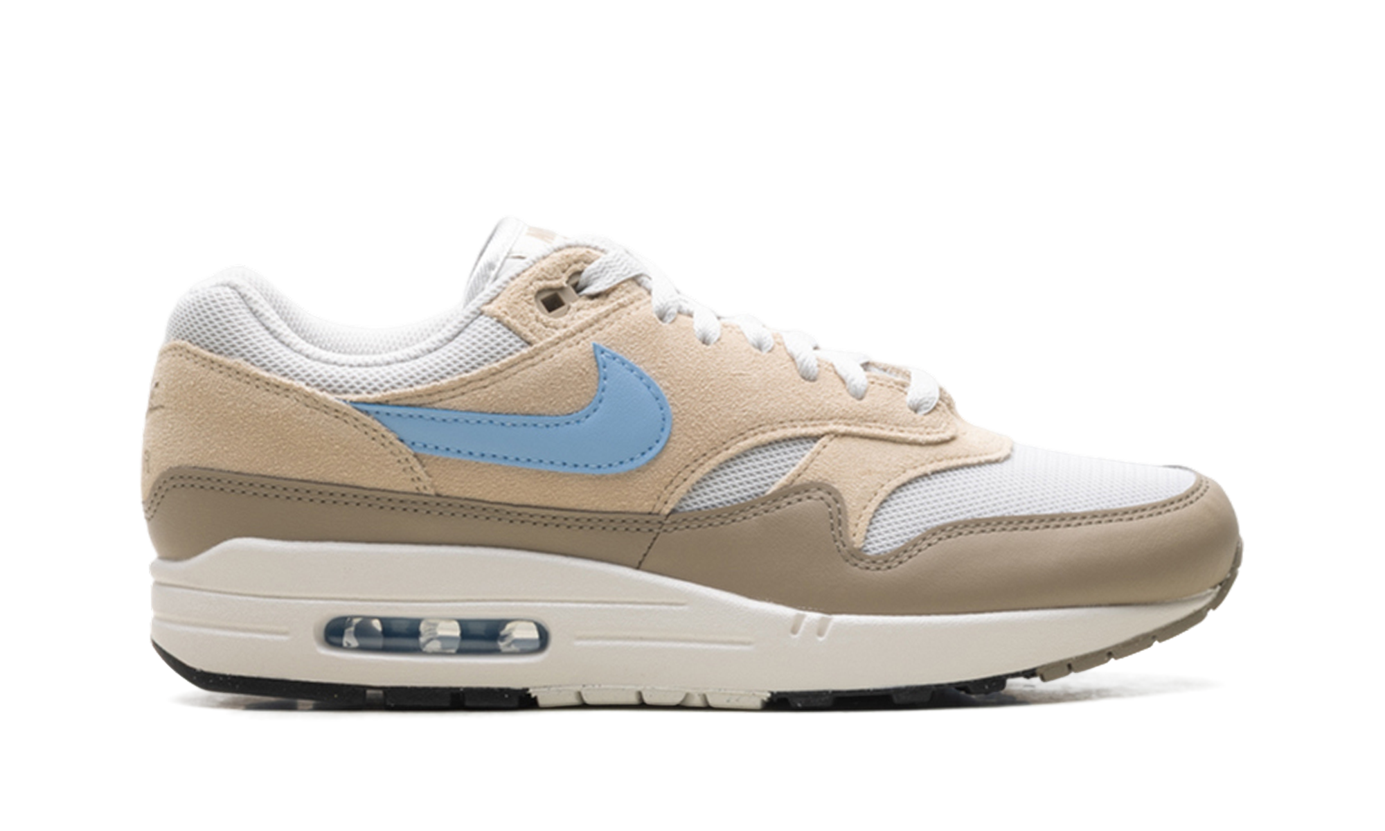 Air Max 1 Essential "Light Bone Psychic Blue"