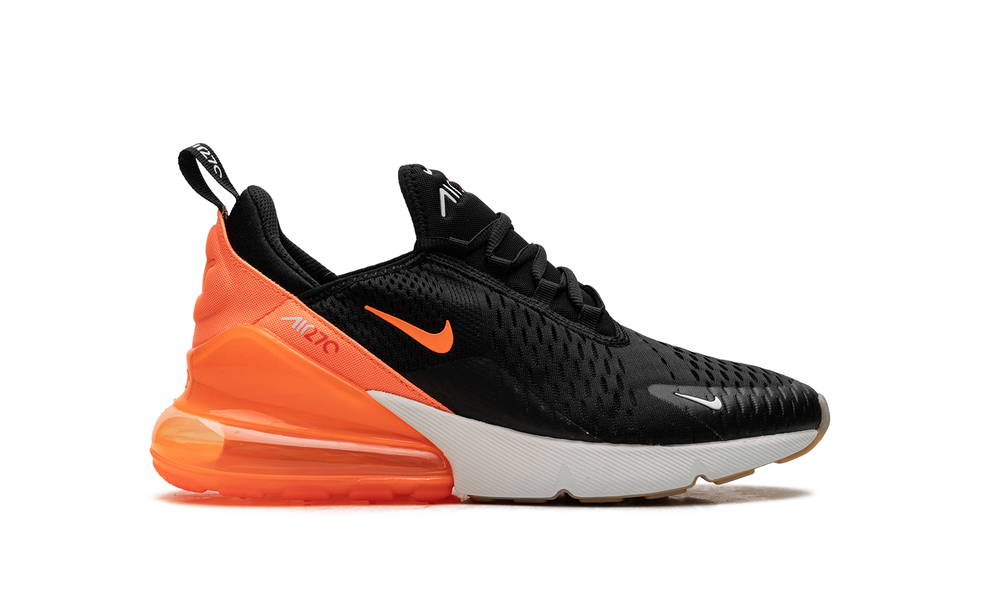 Air Max 270 GS "Black Total Orange Bright Crimson"