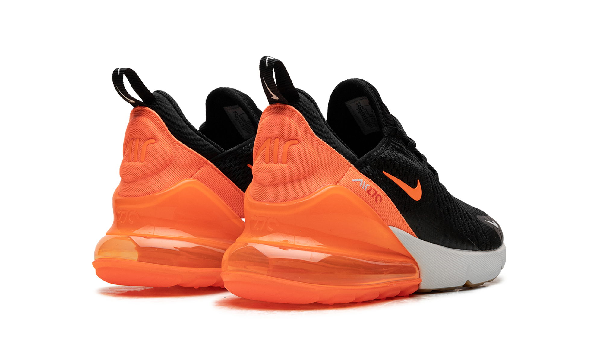 Air Max 270 GS "Black Total Orange Bright Crimson"