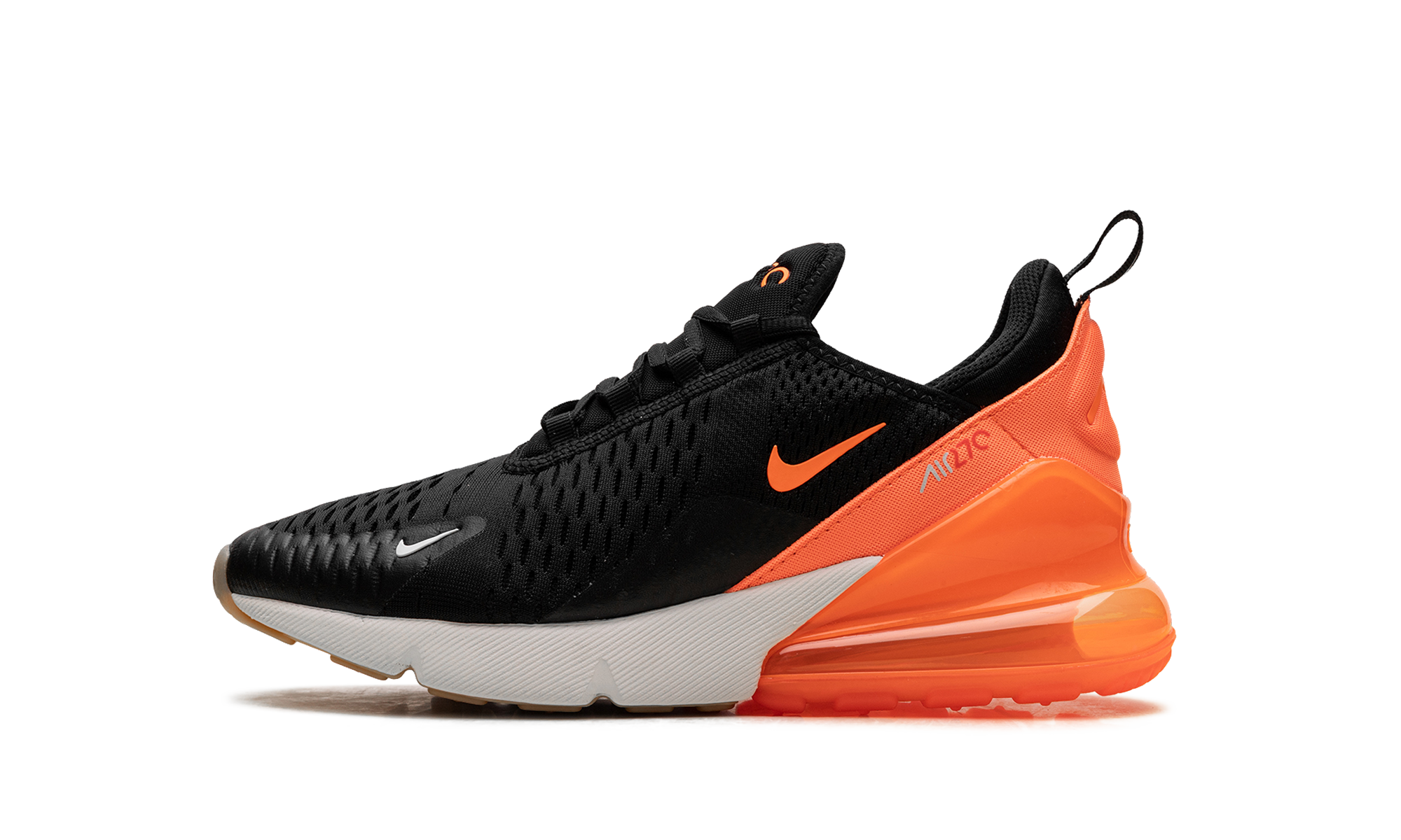 Air Max 270 GS "Black Total Orange Bright Crimson"