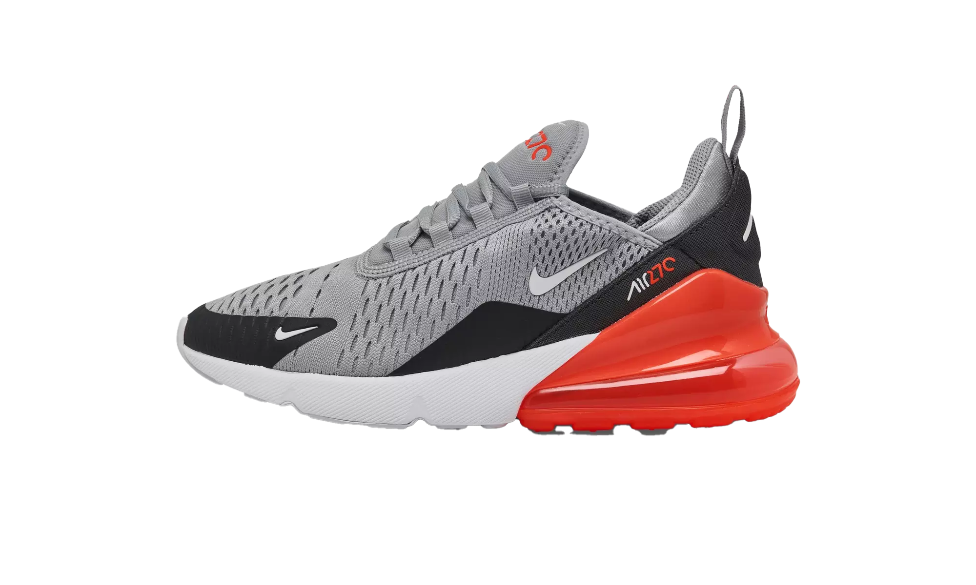 Air Max 270 GS "Wolf Grey Anthracite Bright Crimson White"