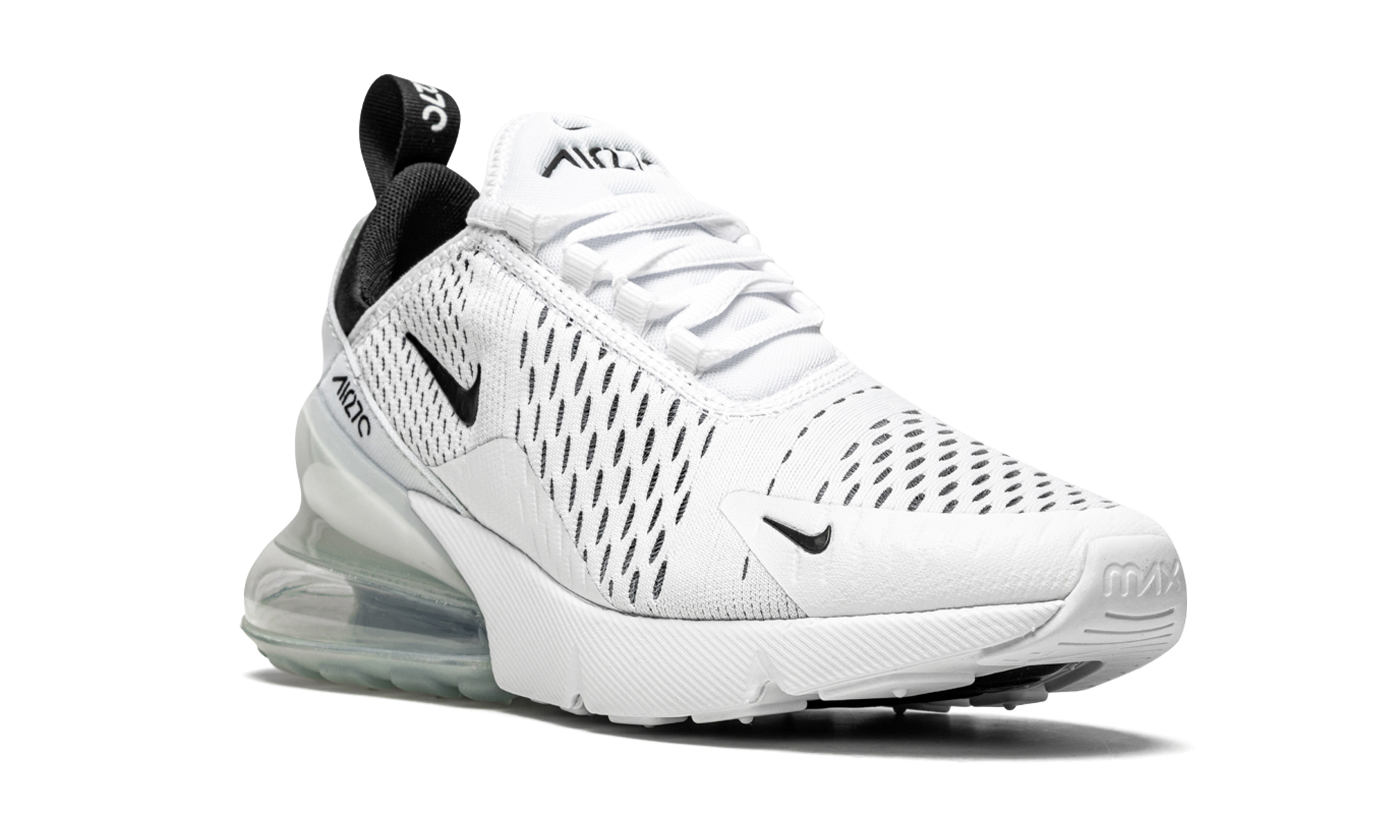 Air Max 270 Mns Women "White / Black"
