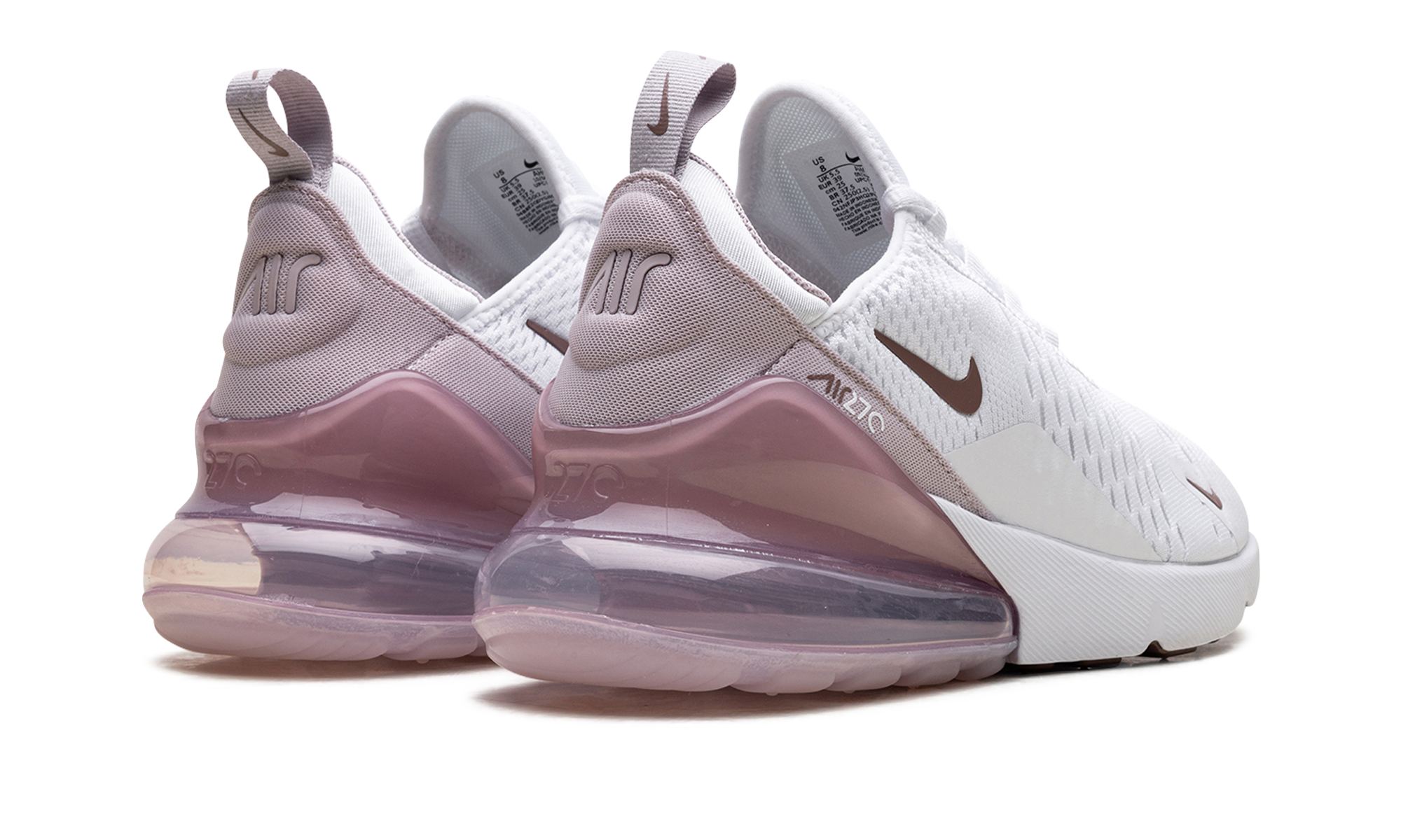 Air Max 270 Women "White Smokey Mauve Black Platinum Violet"