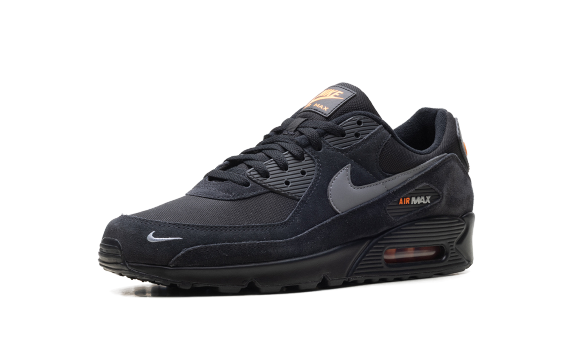 Air Max 90 "Black Metallic Cool Grey Orange"