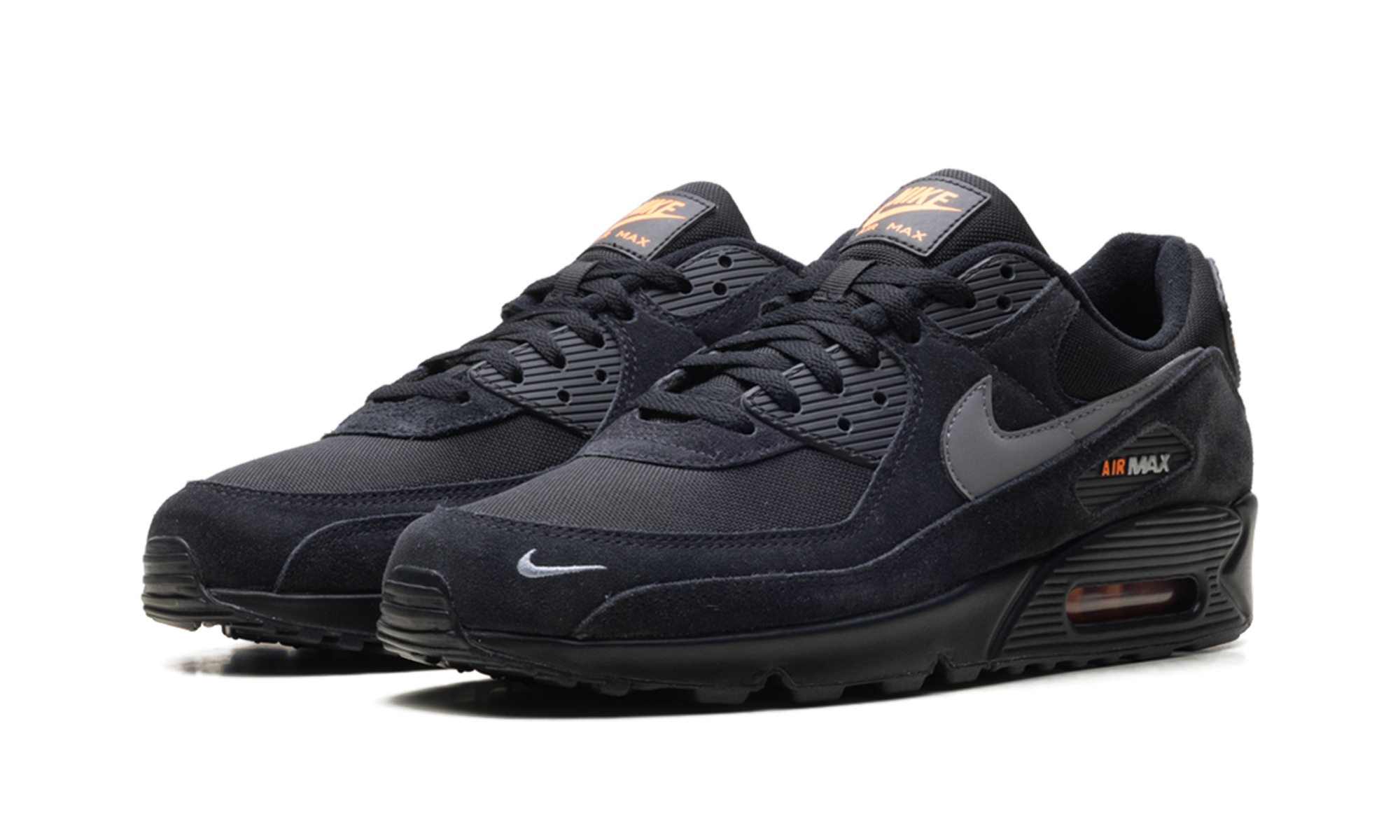Air Max 90 "Black Metallic Cool Grey Orange"