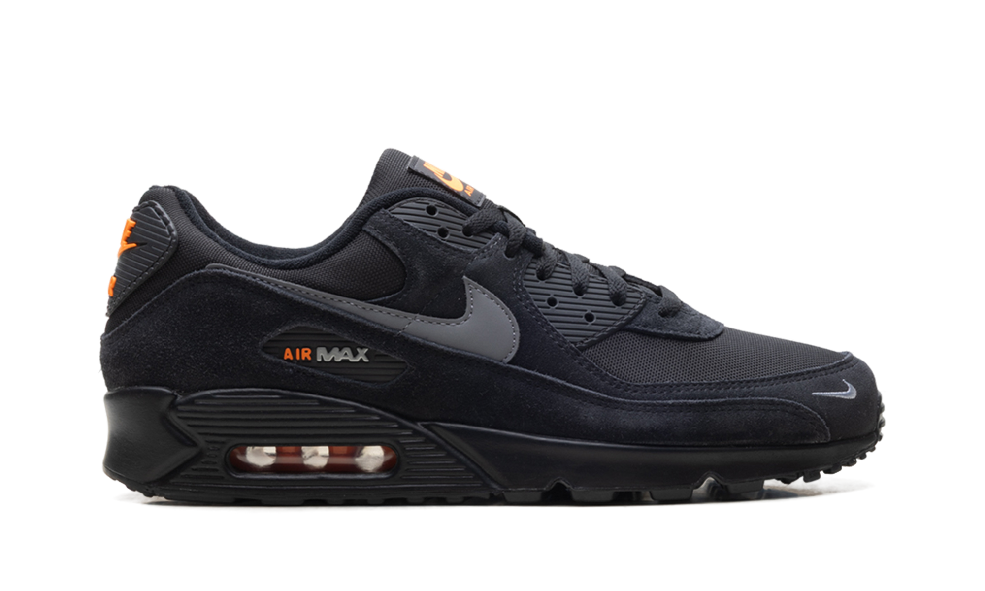 Air Max 90 "Black Metallic Cool Grey Orange"