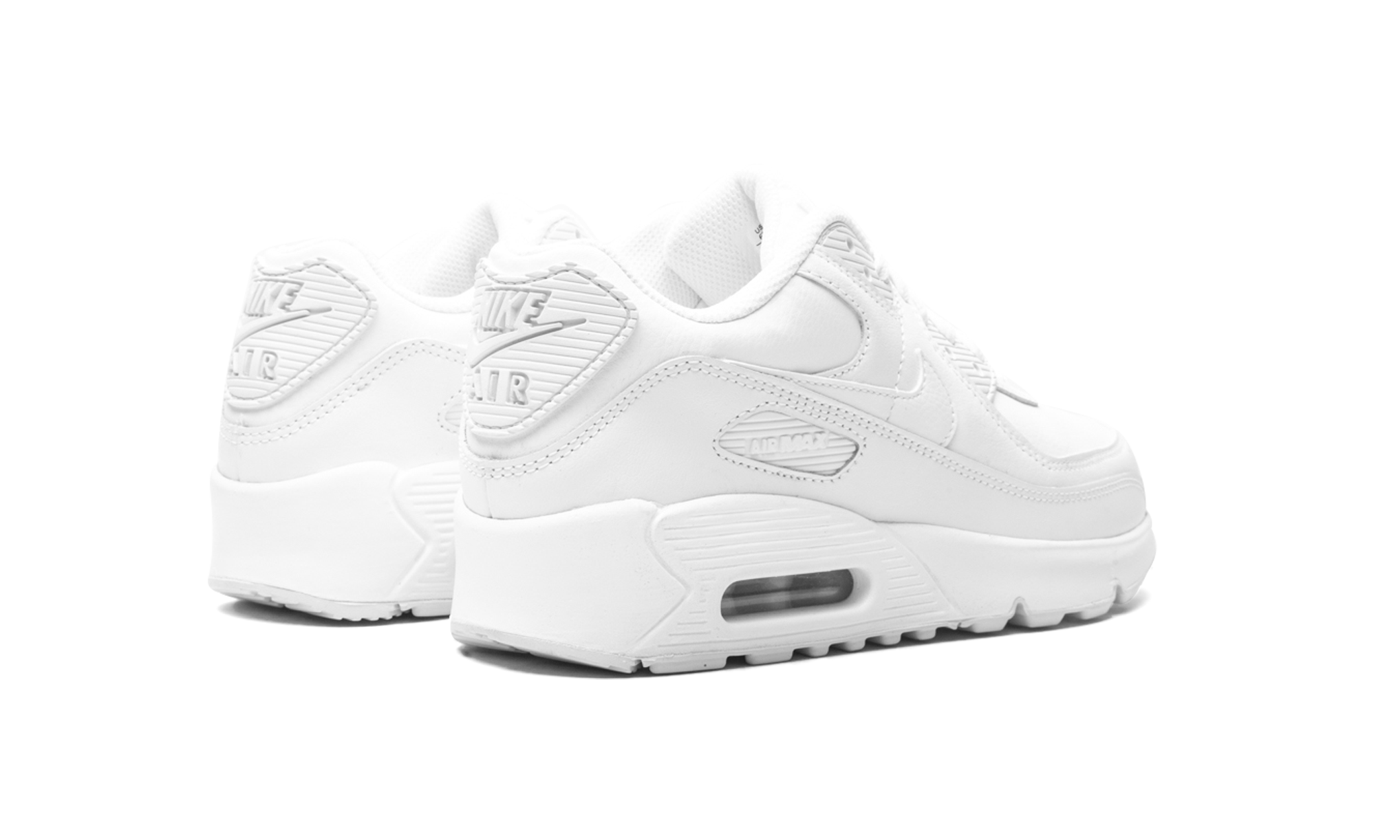 Air Max 90 Leather GS Triple "Triple White"
