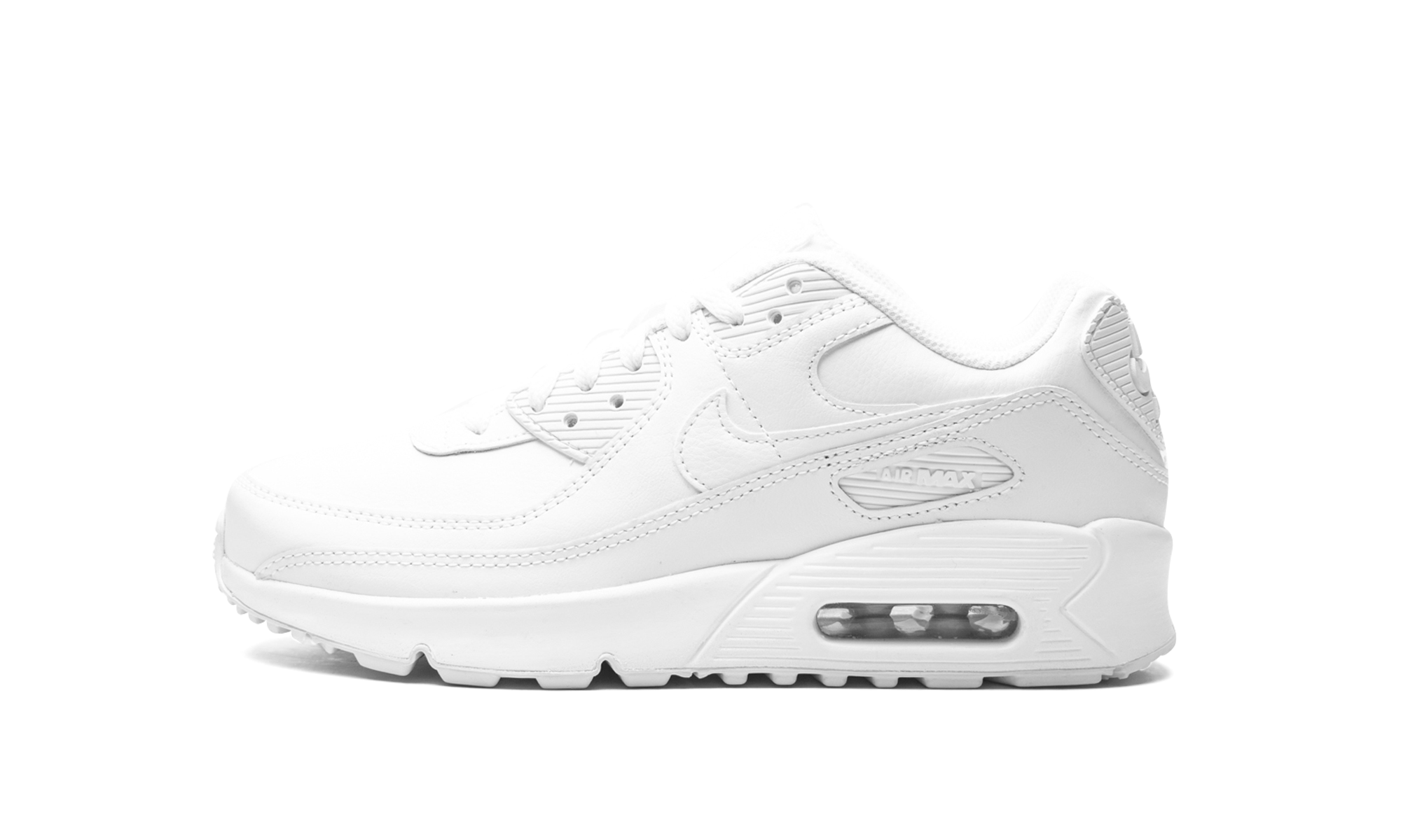 Air Max 90 Leather GS Triple "Triple White"