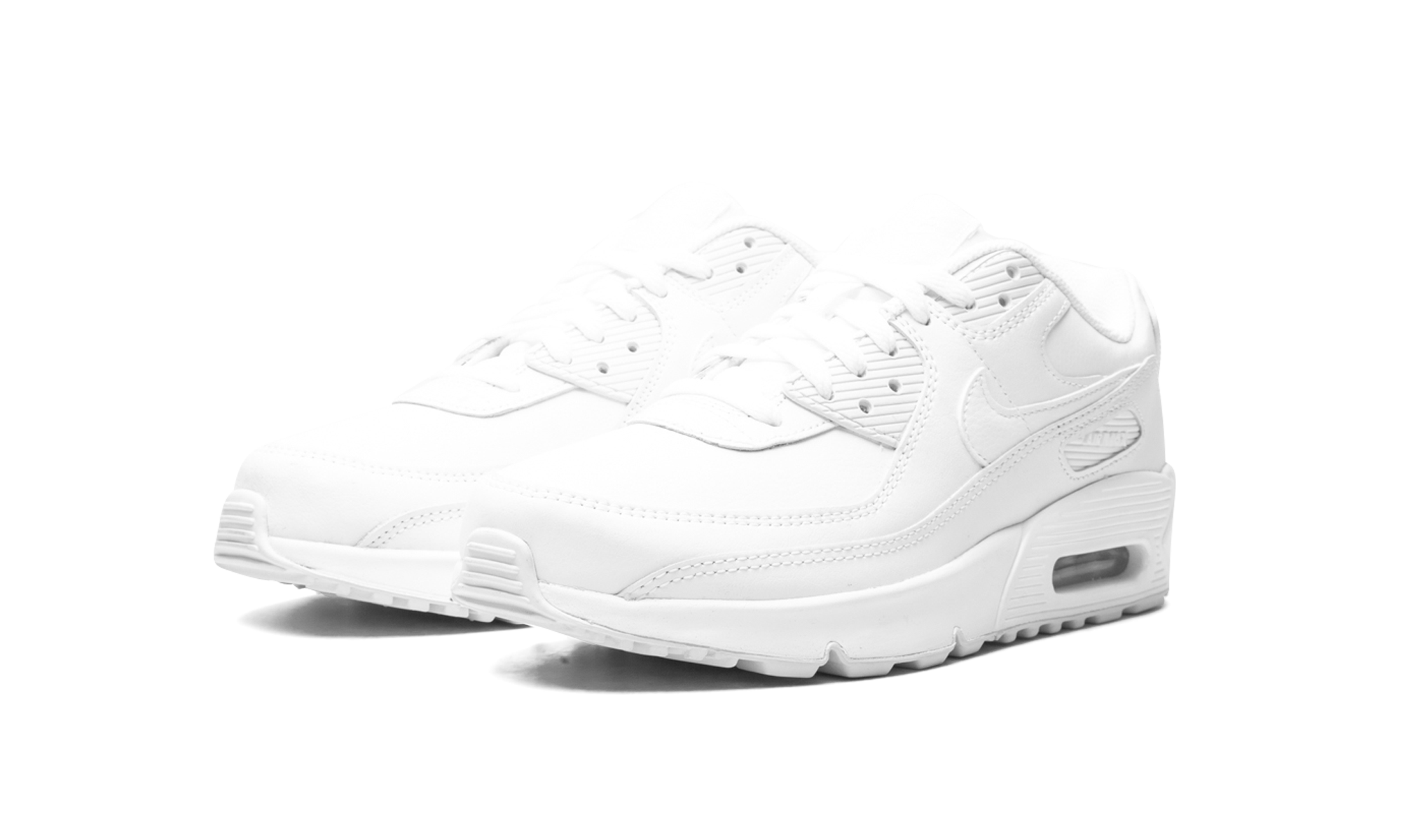 Air Max 90 Leather GS Triple "Triple White"