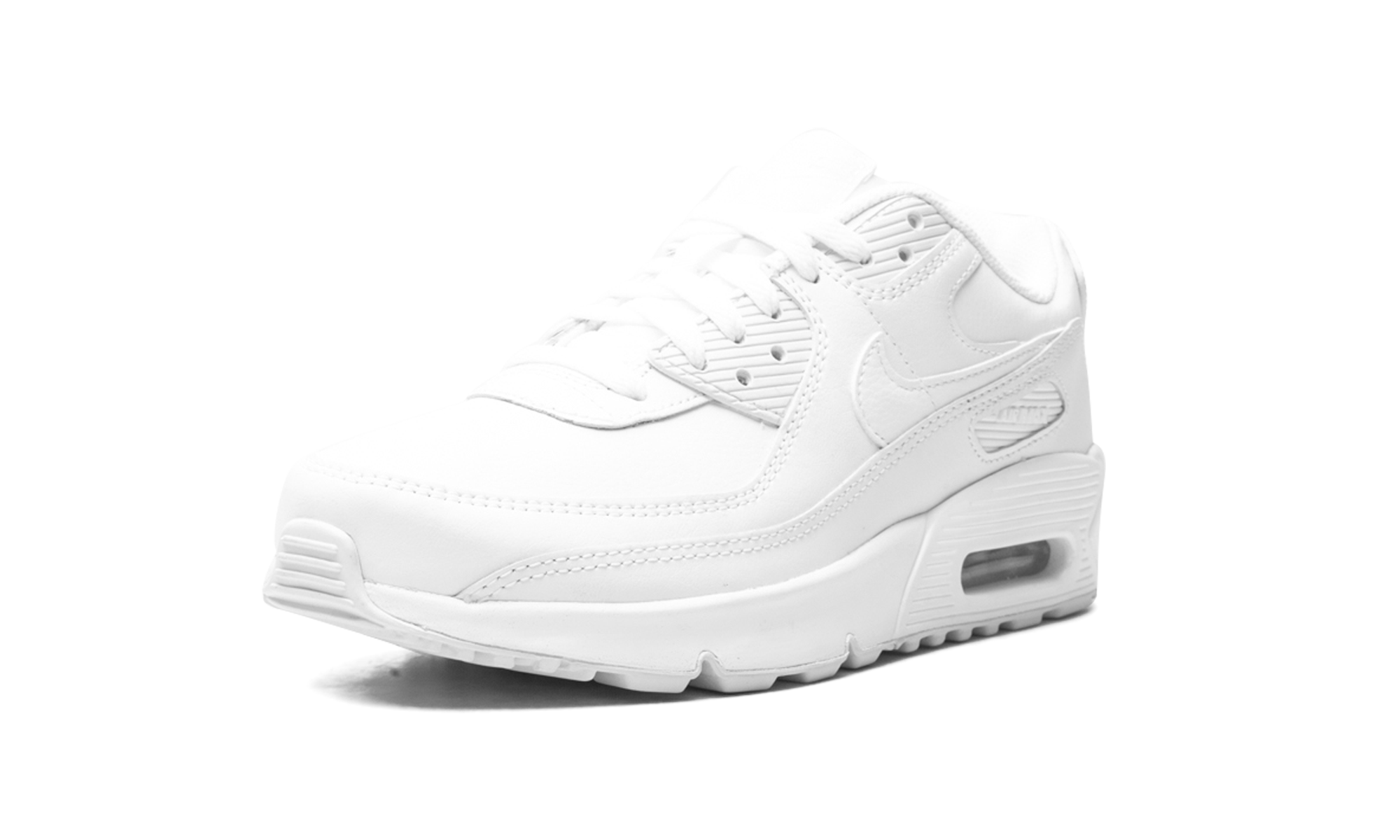 Air Max 90 Leather GS Triple "Triple White"