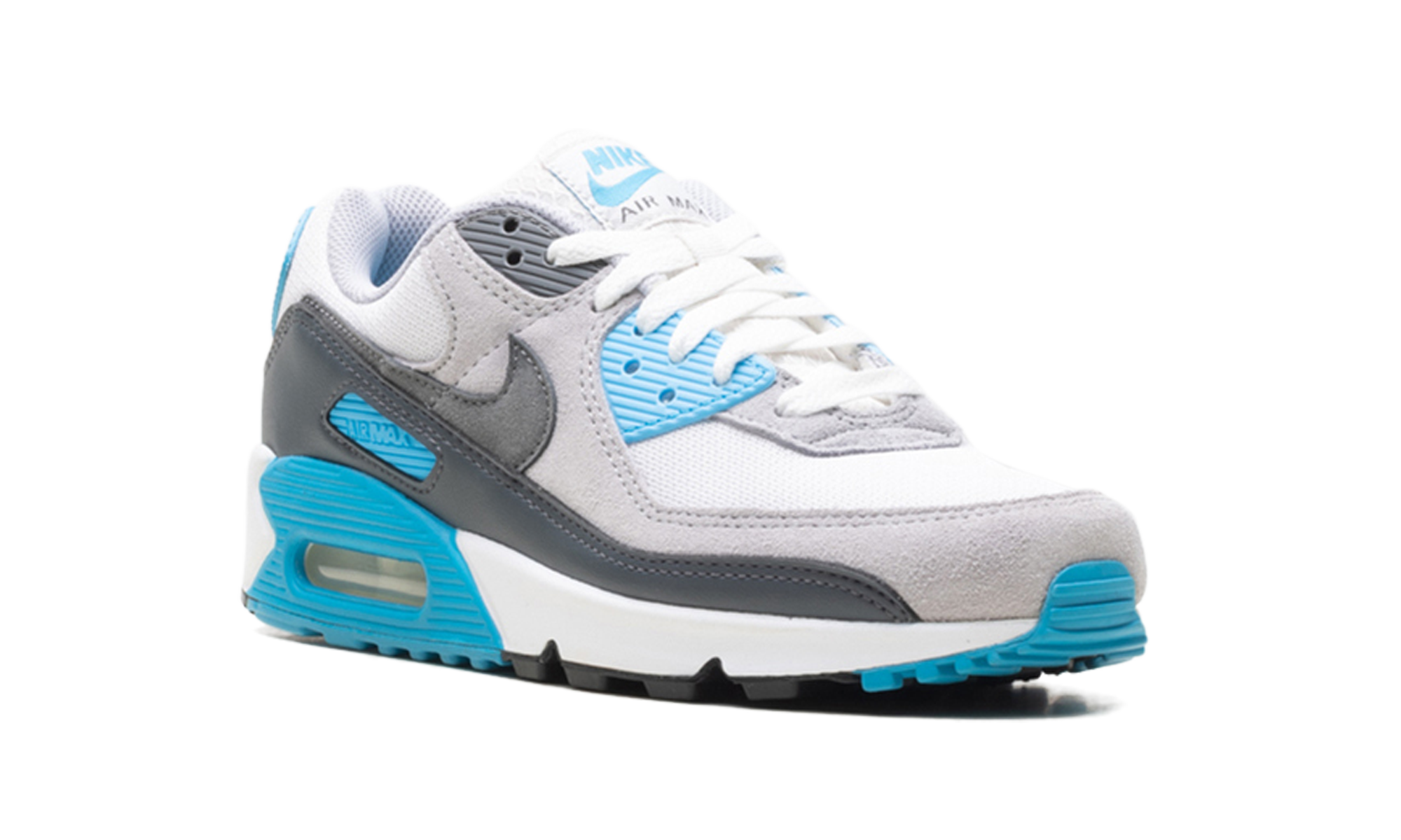 Air Max 90 "Platinum Tint Blue Lightning"