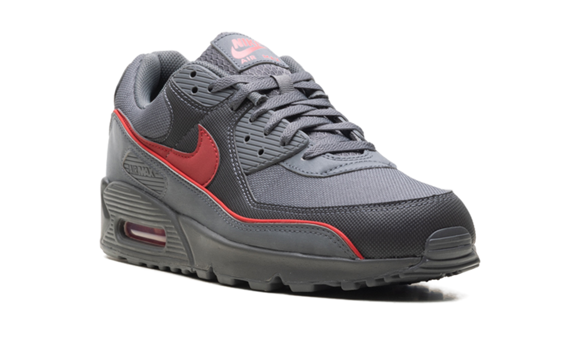Air Max 90 Premium "Iron Grey University Red"