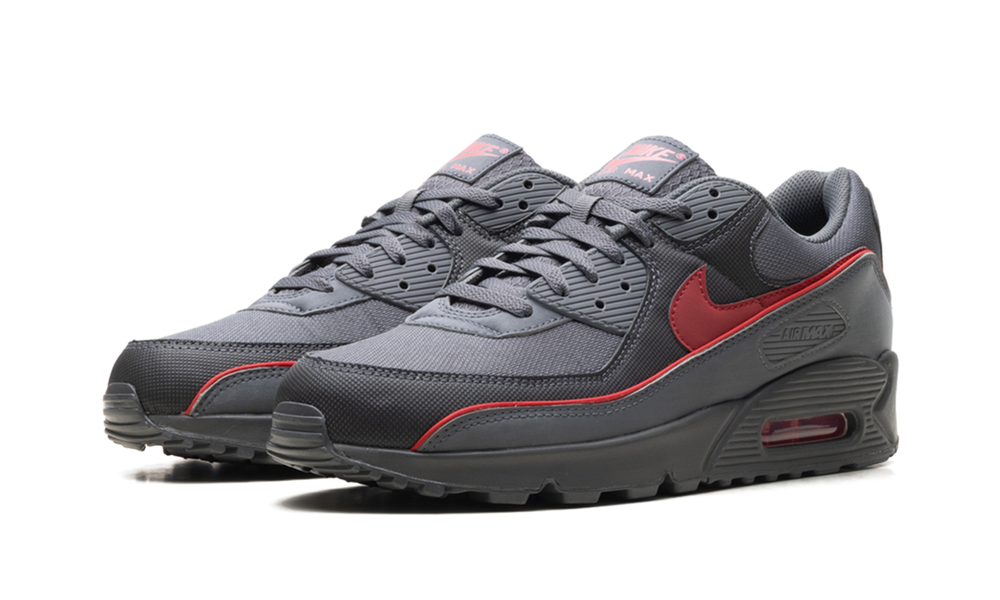 Air Max 90 Premium "Iron Grey University Red"