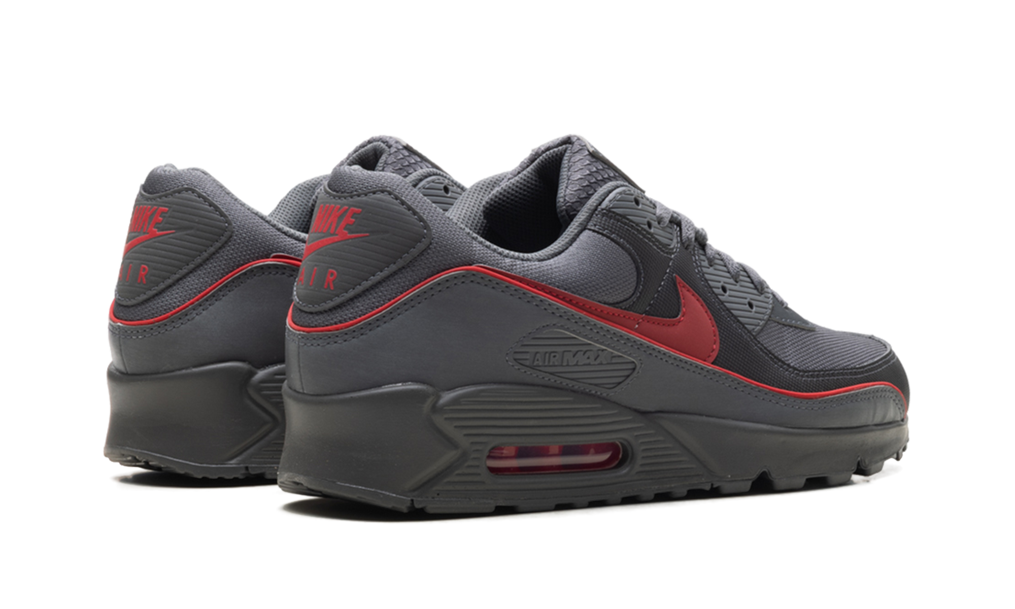 Air Max 90 Premium "Iron Grey University Red"