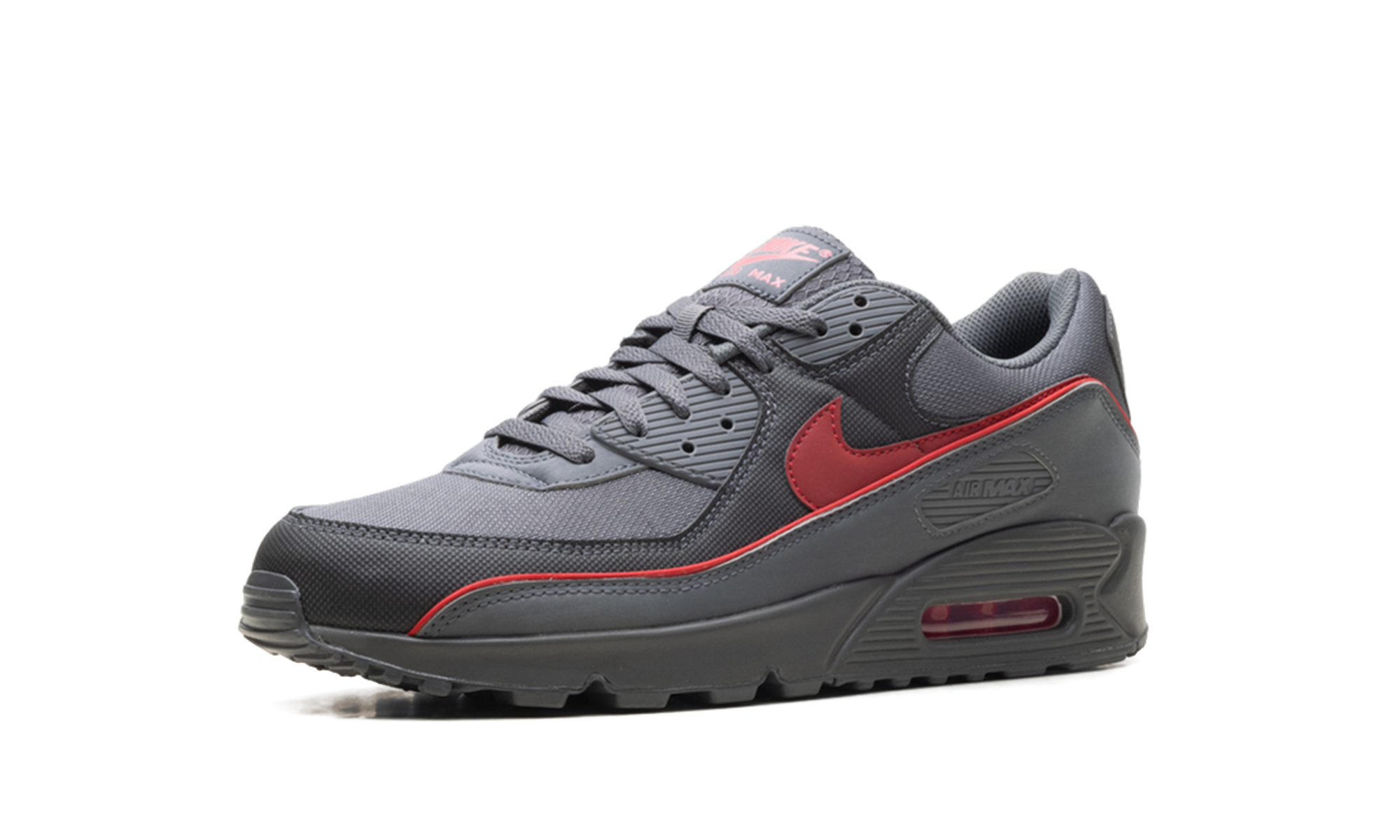 Air Max 90 Premium "Iron Grey University Red"