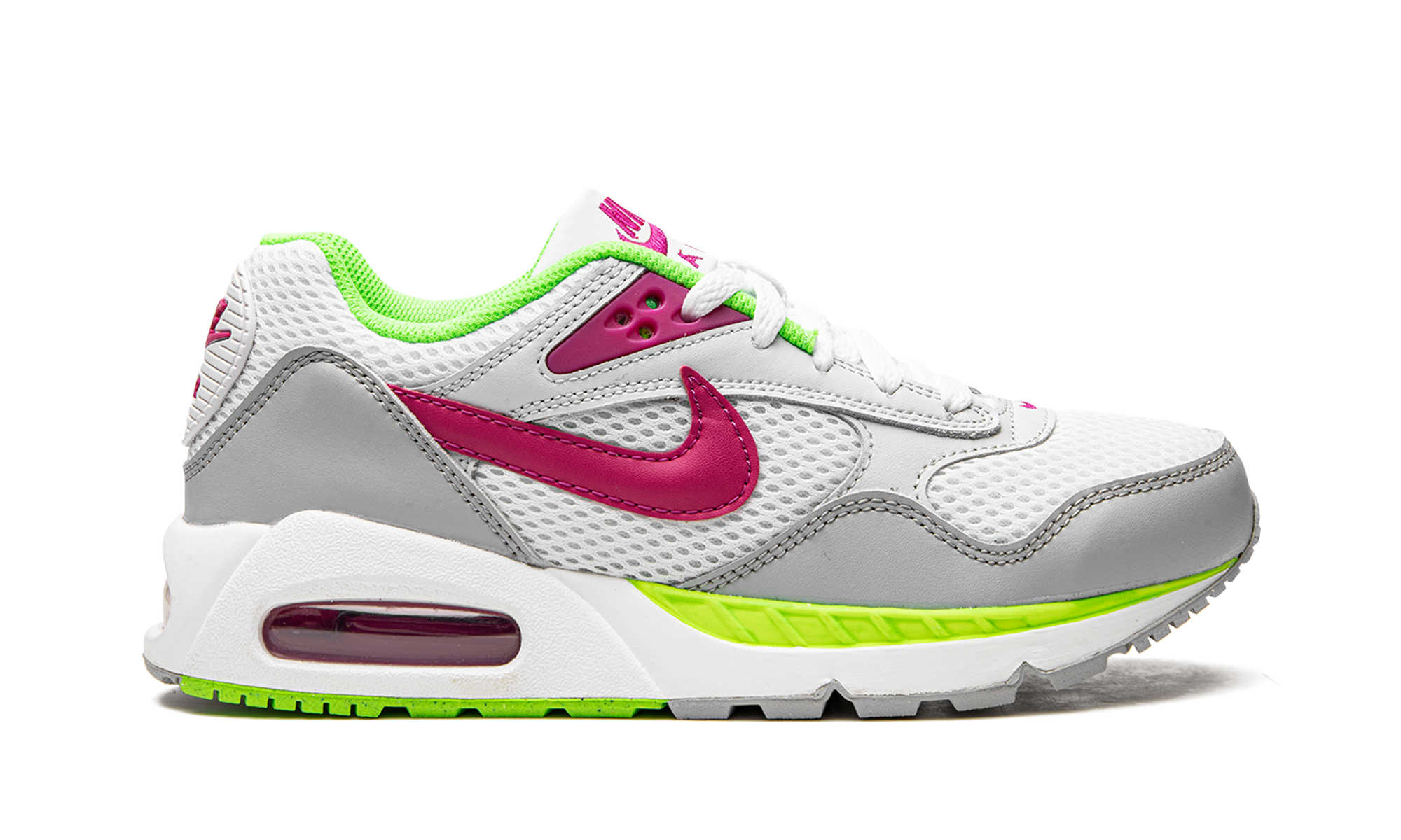 Air Max Correlate Mns Women "White Fireberry Lime Green"