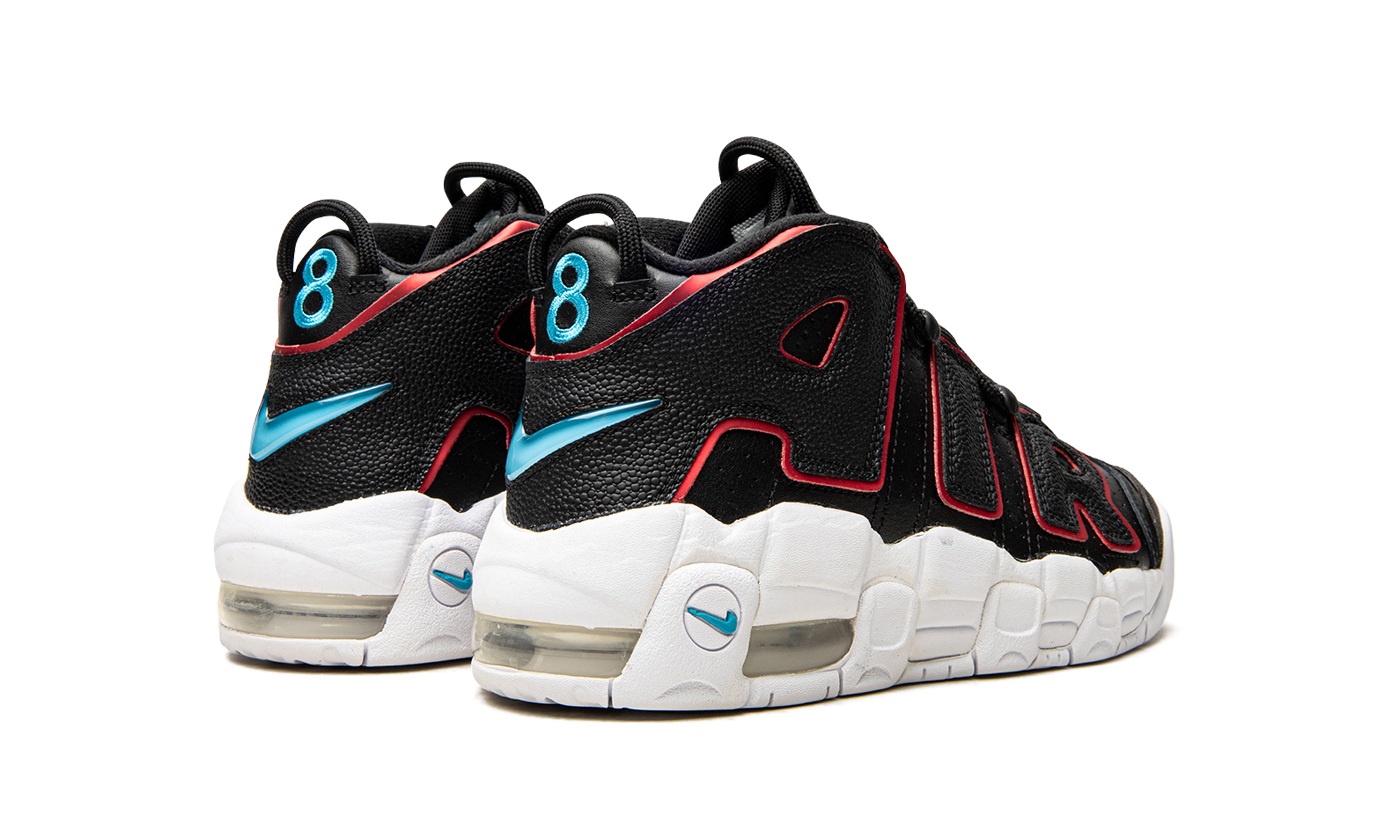 Air More Uptempo GS "Black Fusion Red"