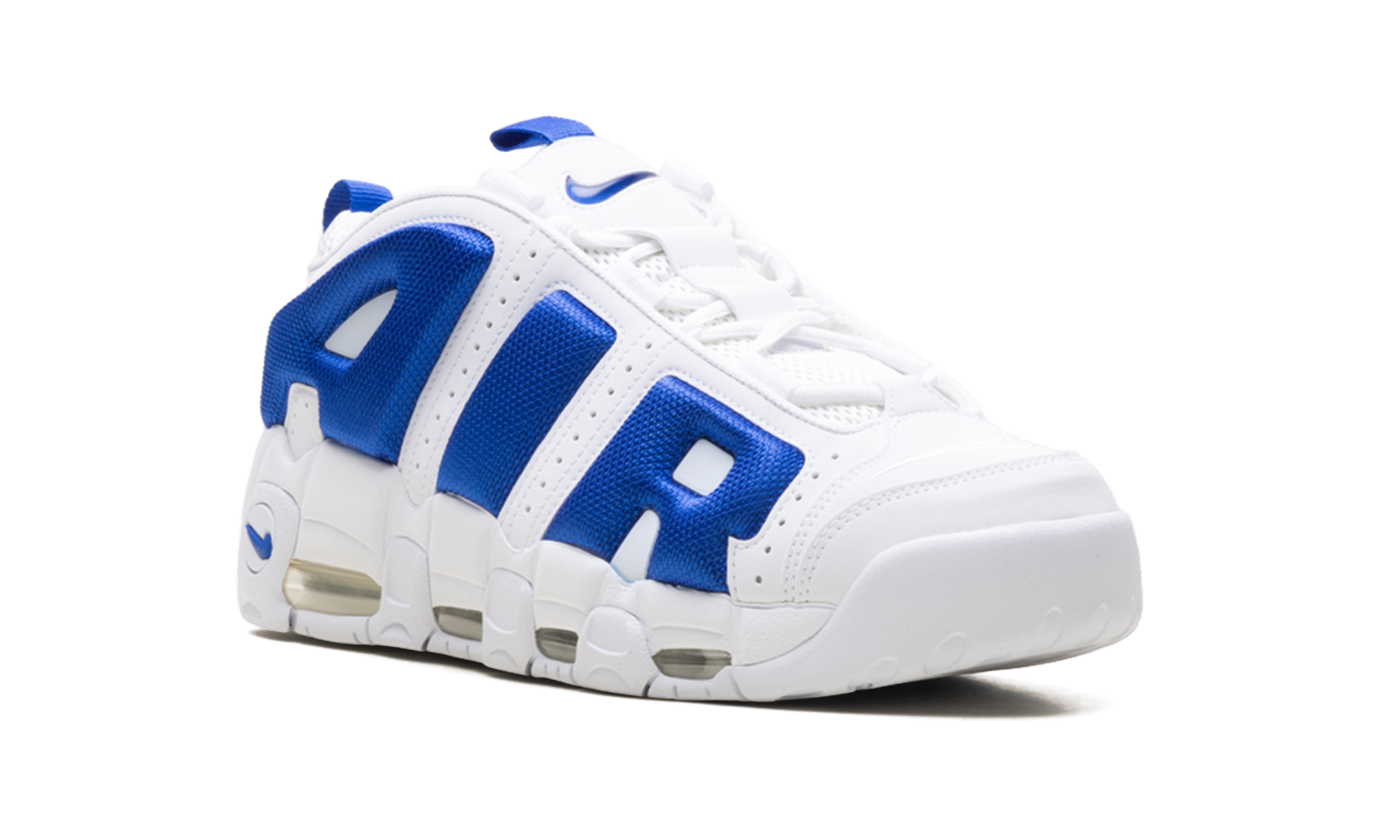 Air More Uptempo Low "White Hyper Royal"
