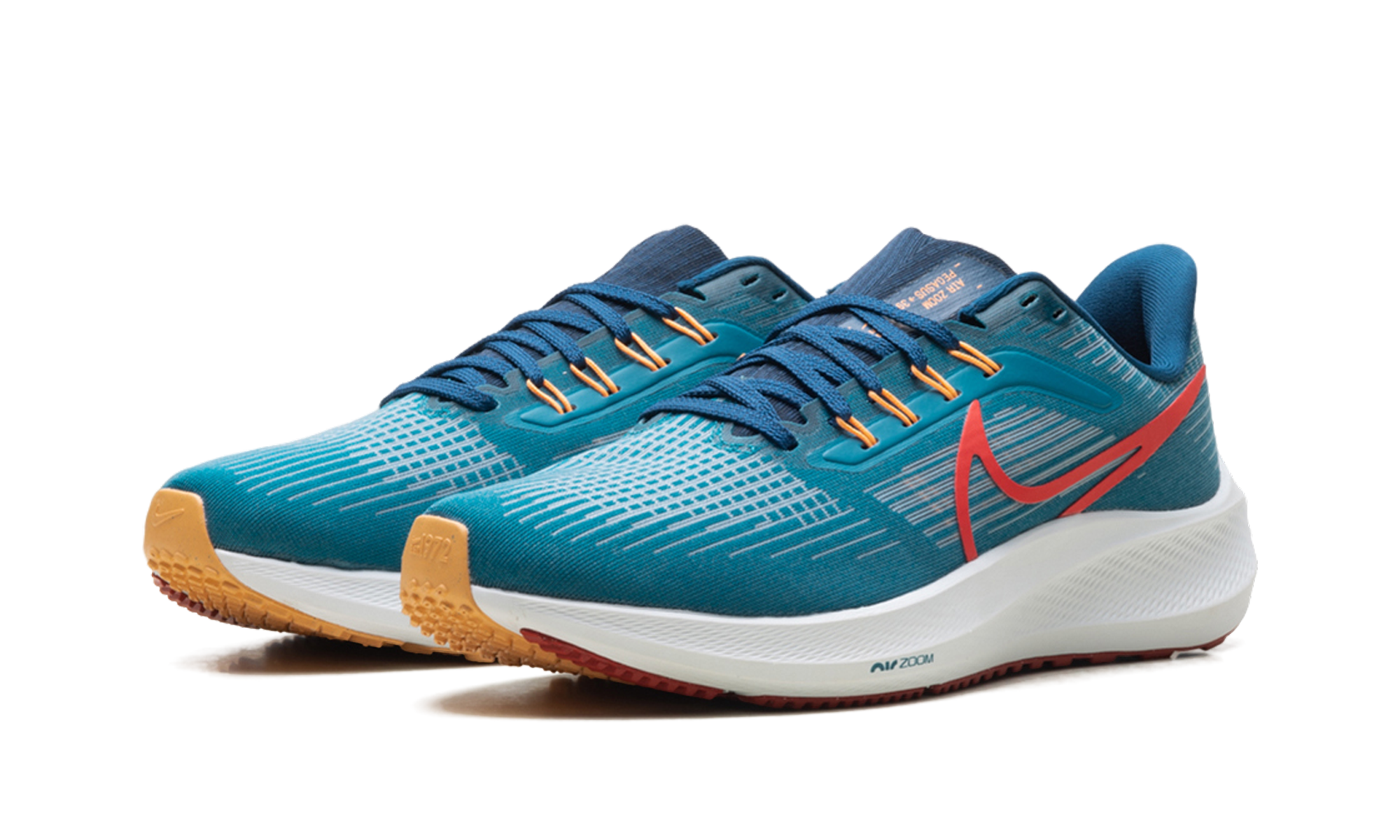 Air Zoom Pegasus 39 "Bright Spruce Valerian Blue Cerulean Light Crimson"