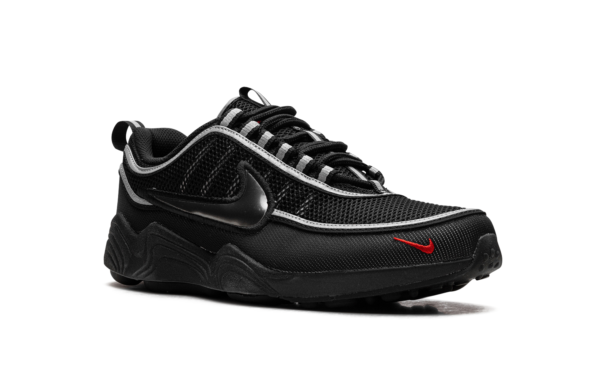 Air Zoom Spiridon "Black / Metallic Silver"