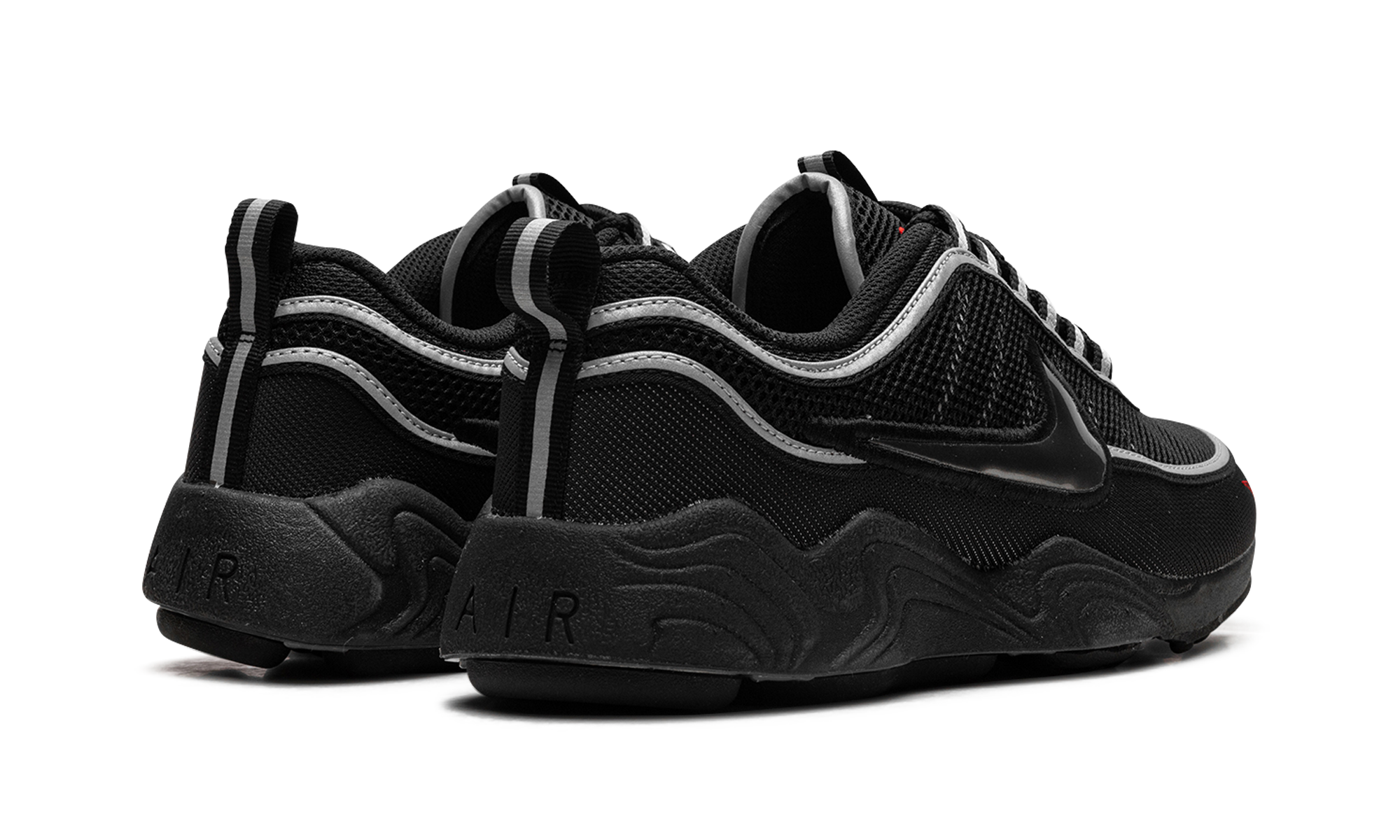 Air Zoom Spiridon "Black / Metallic Silver"