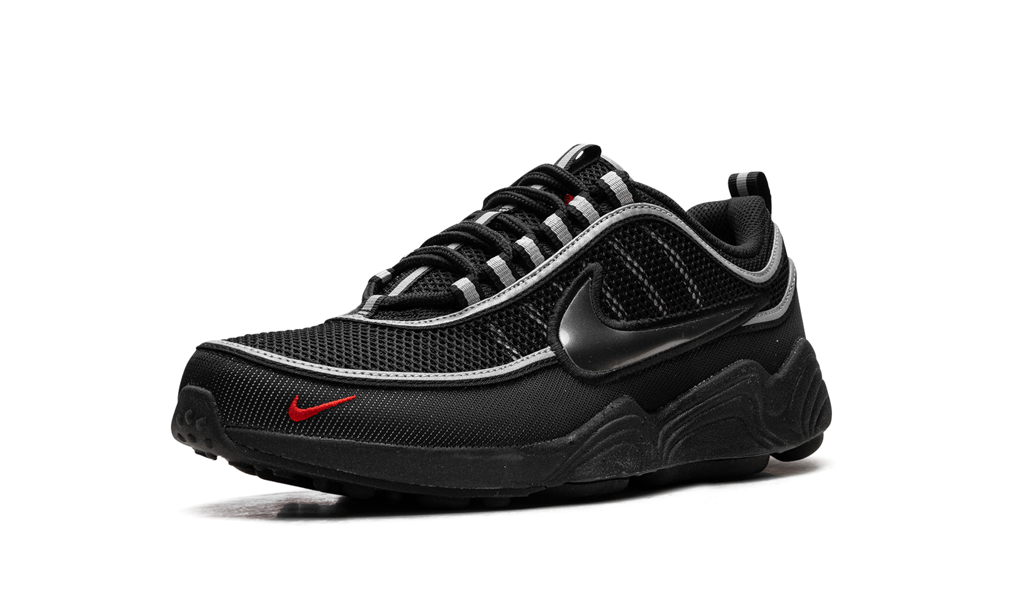 Air Zoom Spiridon "Black / Metallic Silver"