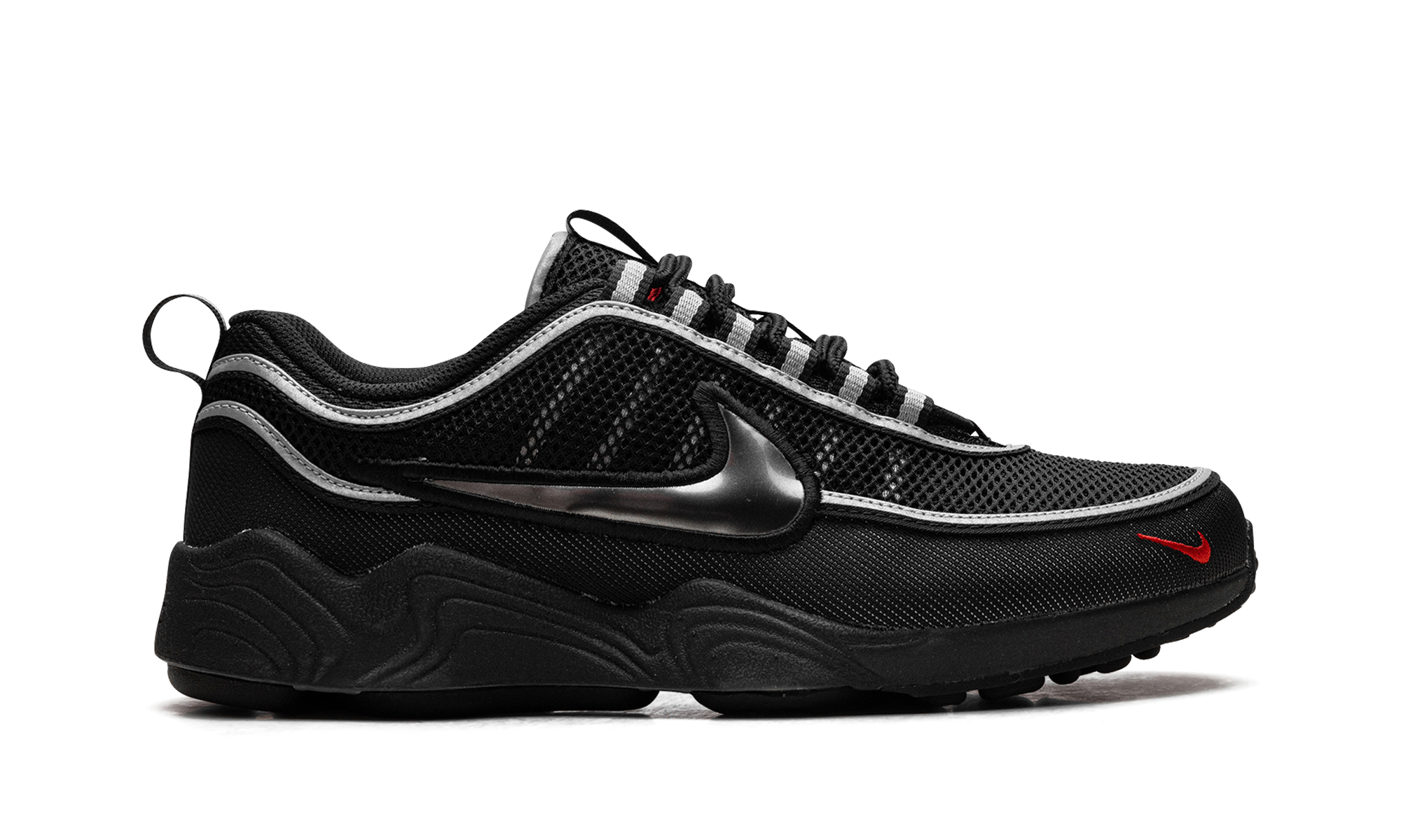 Air Zoom Spiridon "Black / Metallic Silver"