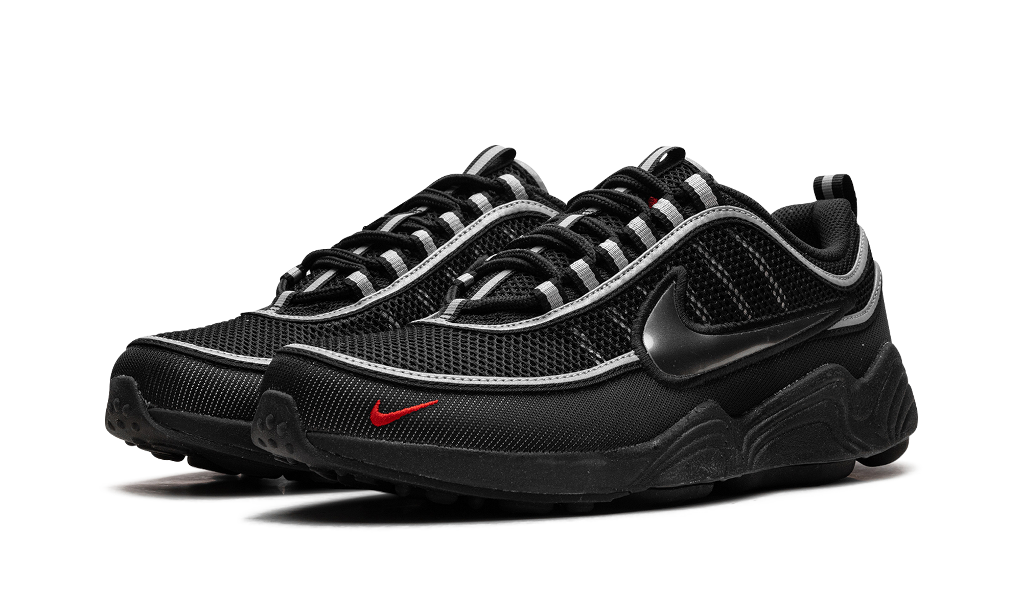 Air Zoom Spiridon "Black / Metallic Silver"